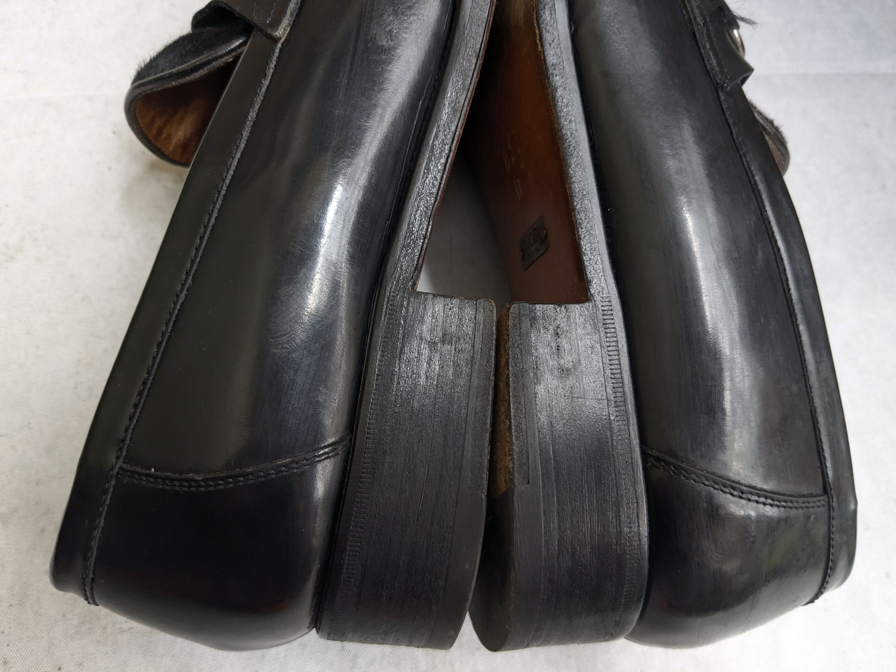 Gucci Gucci Horsebit Loafers Black 8.5 Leather Pony Hair Size US 8.5 / EU 41-42 - 10 Thumbnail