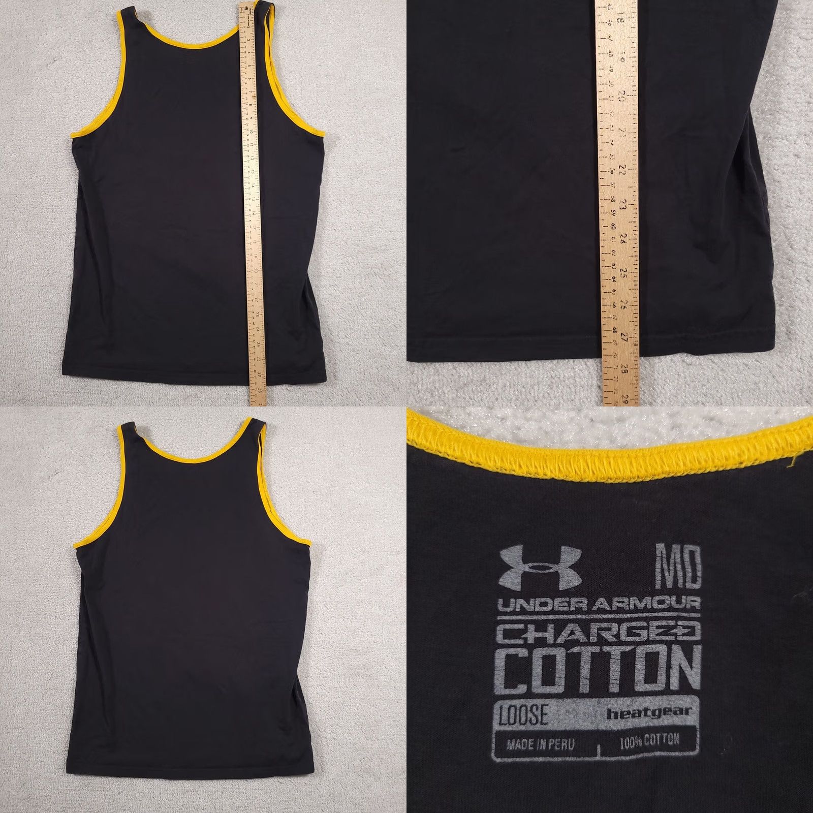 Under Armour Under armour Shirt Mens L Black Tank Charged Cotton Ncaa Mizzou Tigers Heatgear Size US L / EU 52-54 / 3 - 8 Thumbnail