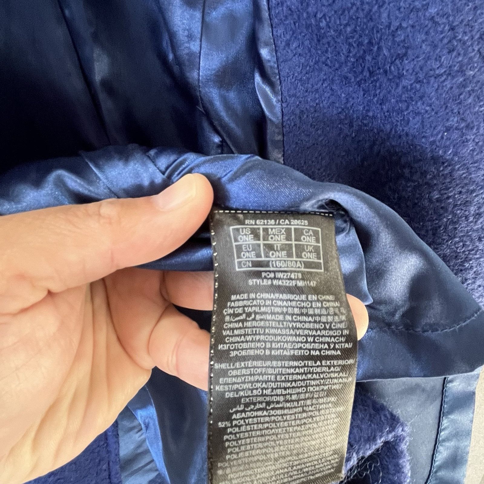 Guess Guess Cotton Blend Blue coat Lined size S Size S / US 4 / IT 40 - 6 Thumbnail
