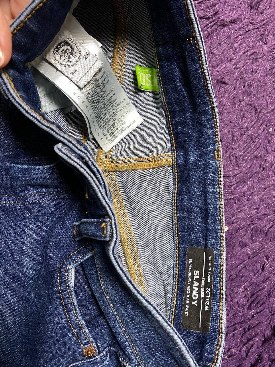 Diesel Vintage DIESEL SLANDY jeans super skinny Y2K Size 26" / US 2 / IT 38 - 2 Thumbnail