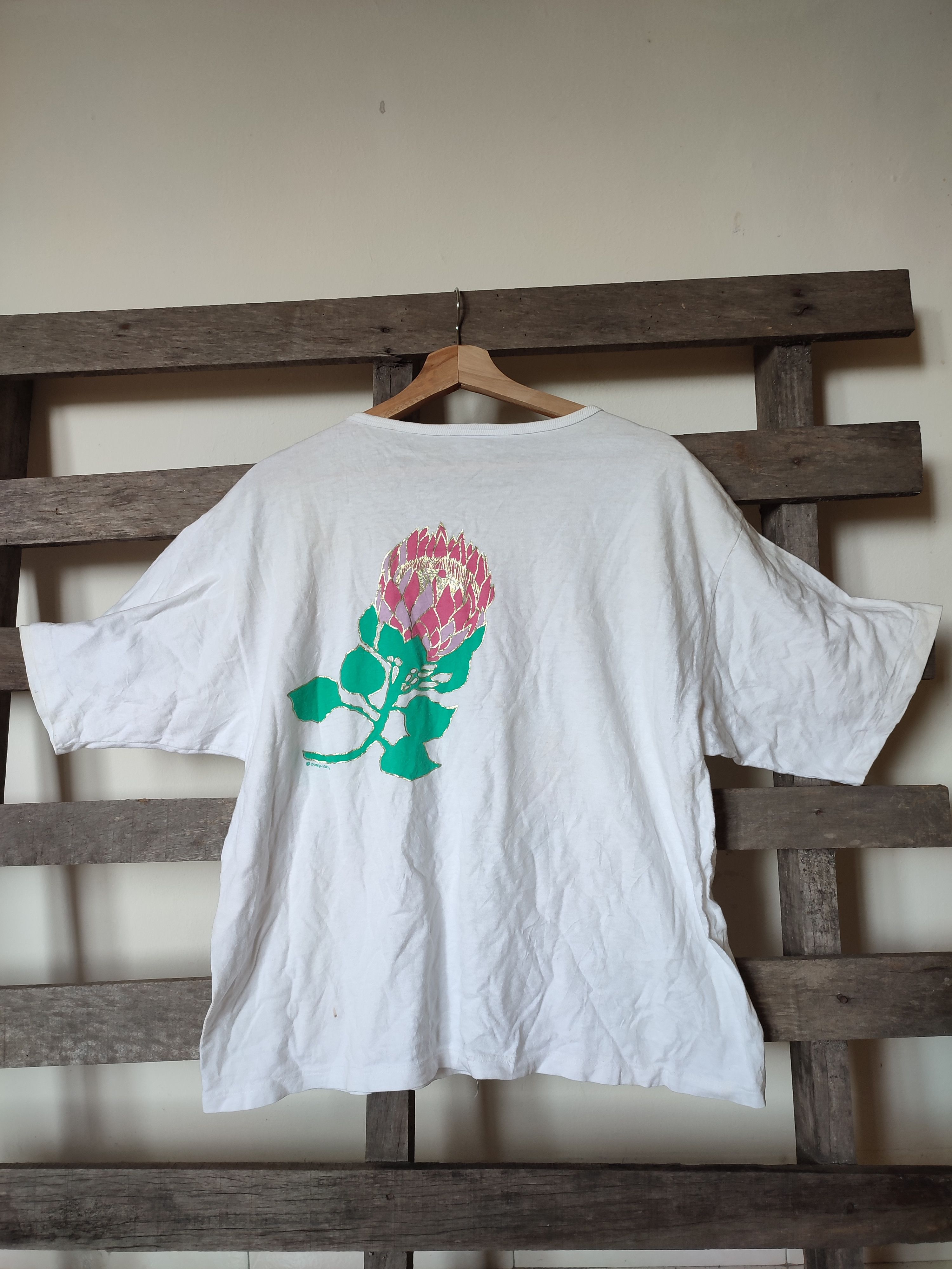 💥80s Crazy Shirt Hawaii Flower Vintage Tees