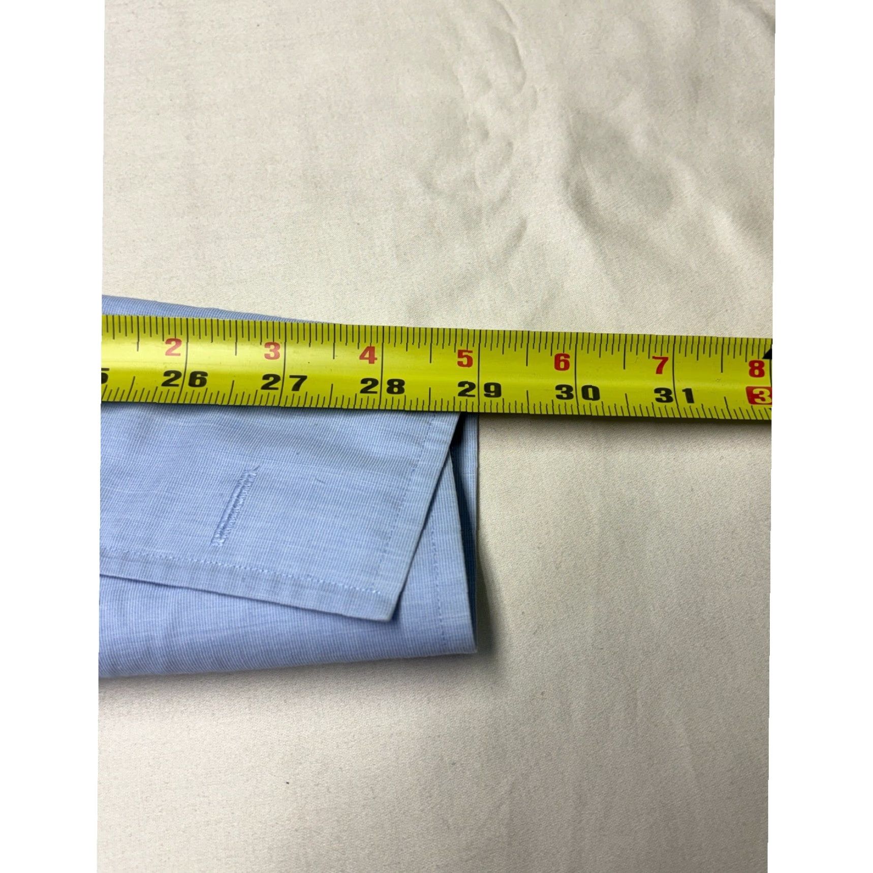 Brooks Brothers VINTAGE Brooks Brothers Regent Fit Blue Non Iron Supima Dress French Cuffs Shirt 16 35 Size 40R - 8 Thumbnail