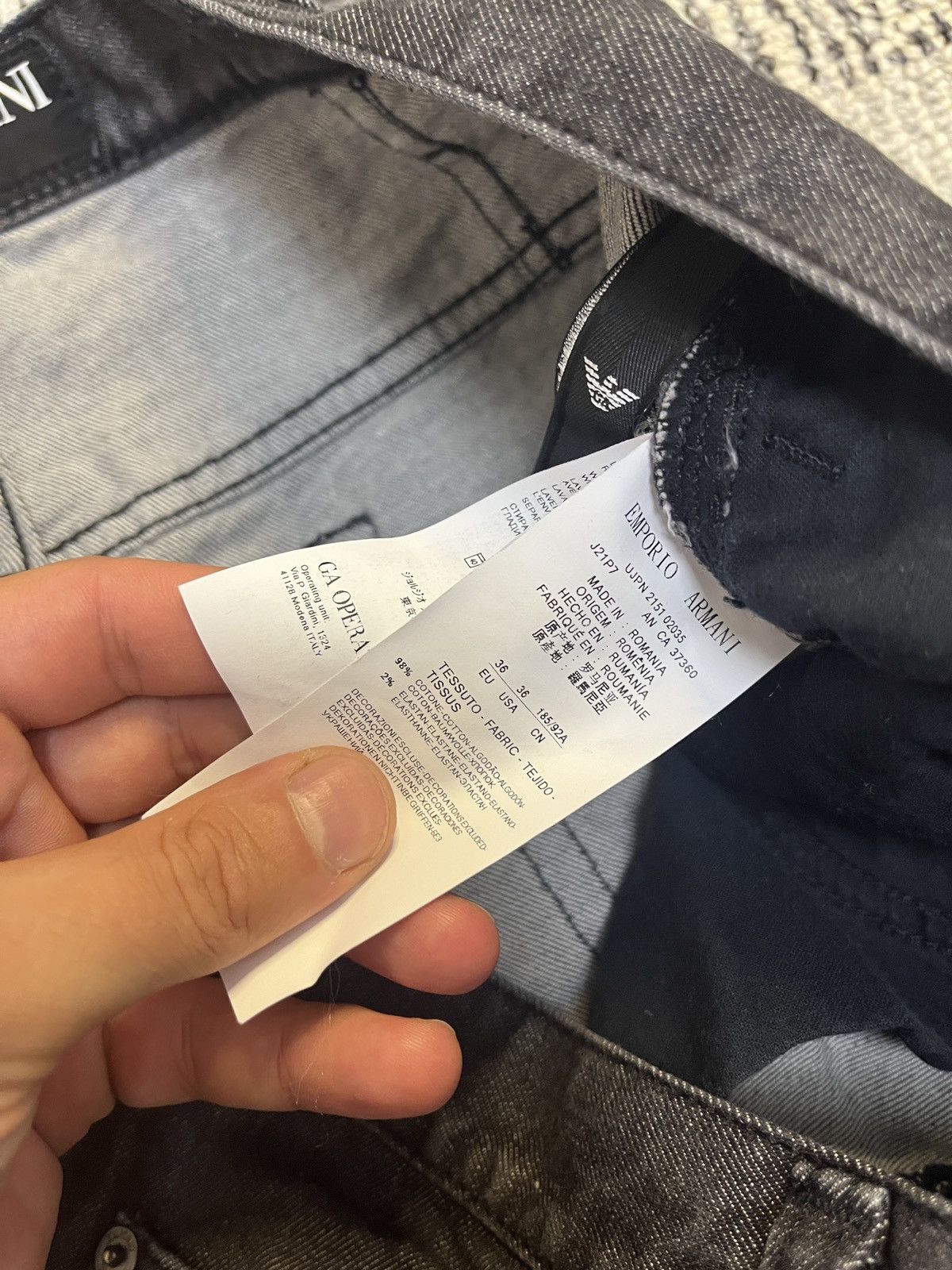 Emporio Armani × Vintage EMPORIO ARMANI VINTAGE PANTS Size US 36 / EU 52 - 4 Thumbnail