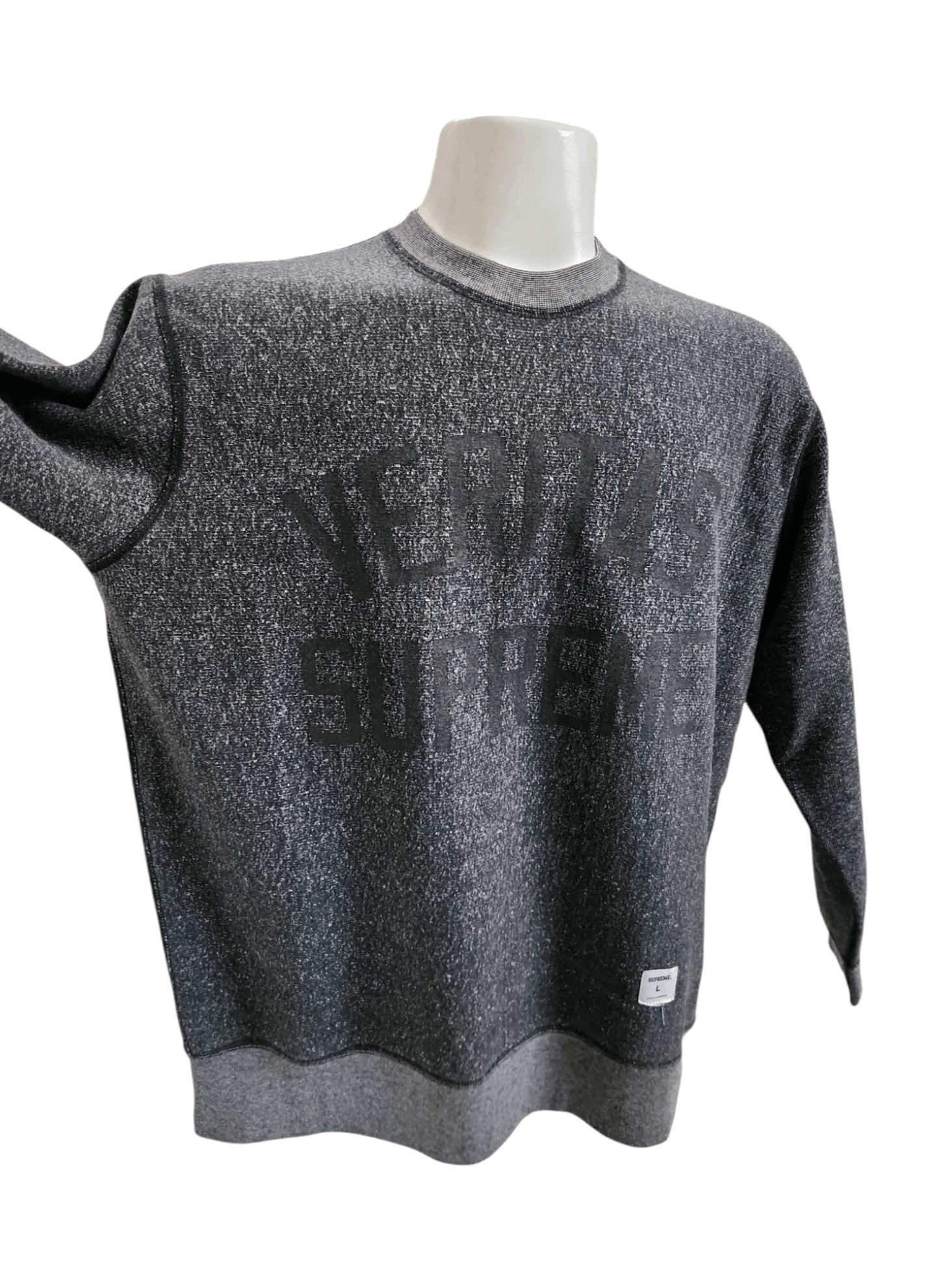 Supreme Supreme Veritas FW08 Rare Gray Heathered Crewneck Sweater Size US L / EU 52-54 / 3 - 2 Thumbnail