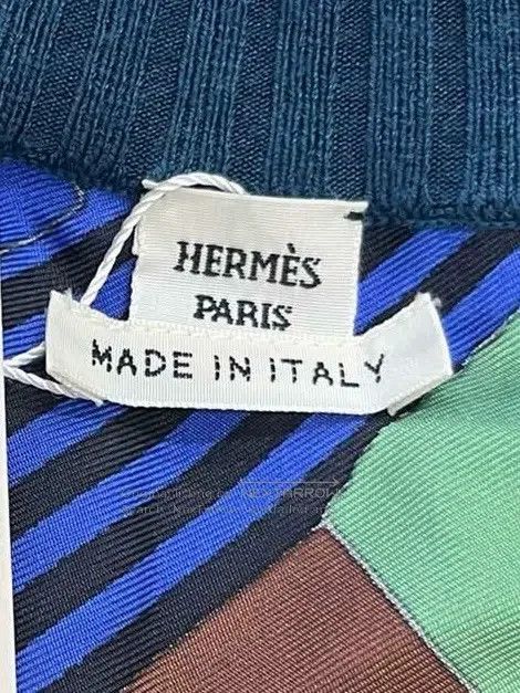 Hermes Hermes Silk and wool V-neck knit top Size XXS / US 00 / IT 34 - 5 Thumbnail