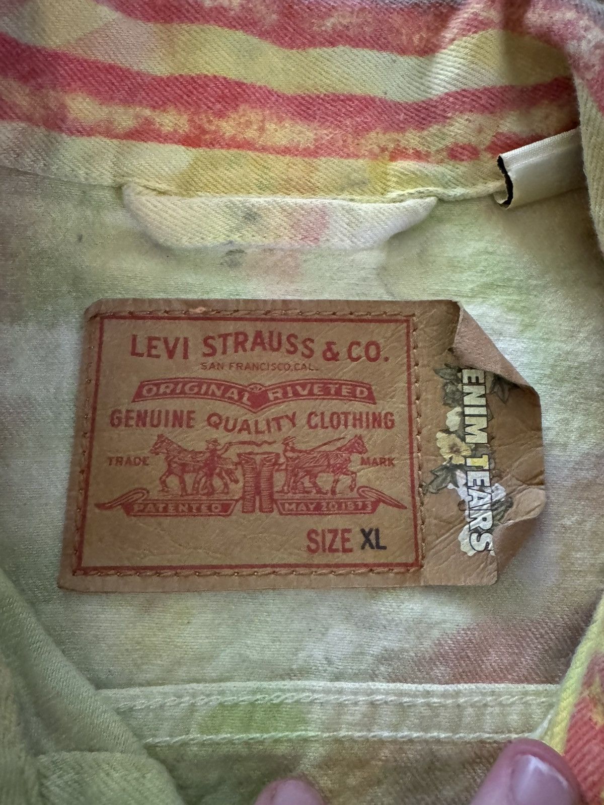 DENIM TEARS × Levi's Denim tears denim jacket Size US XL / EU 56 / 4 - 3 Thumbnail