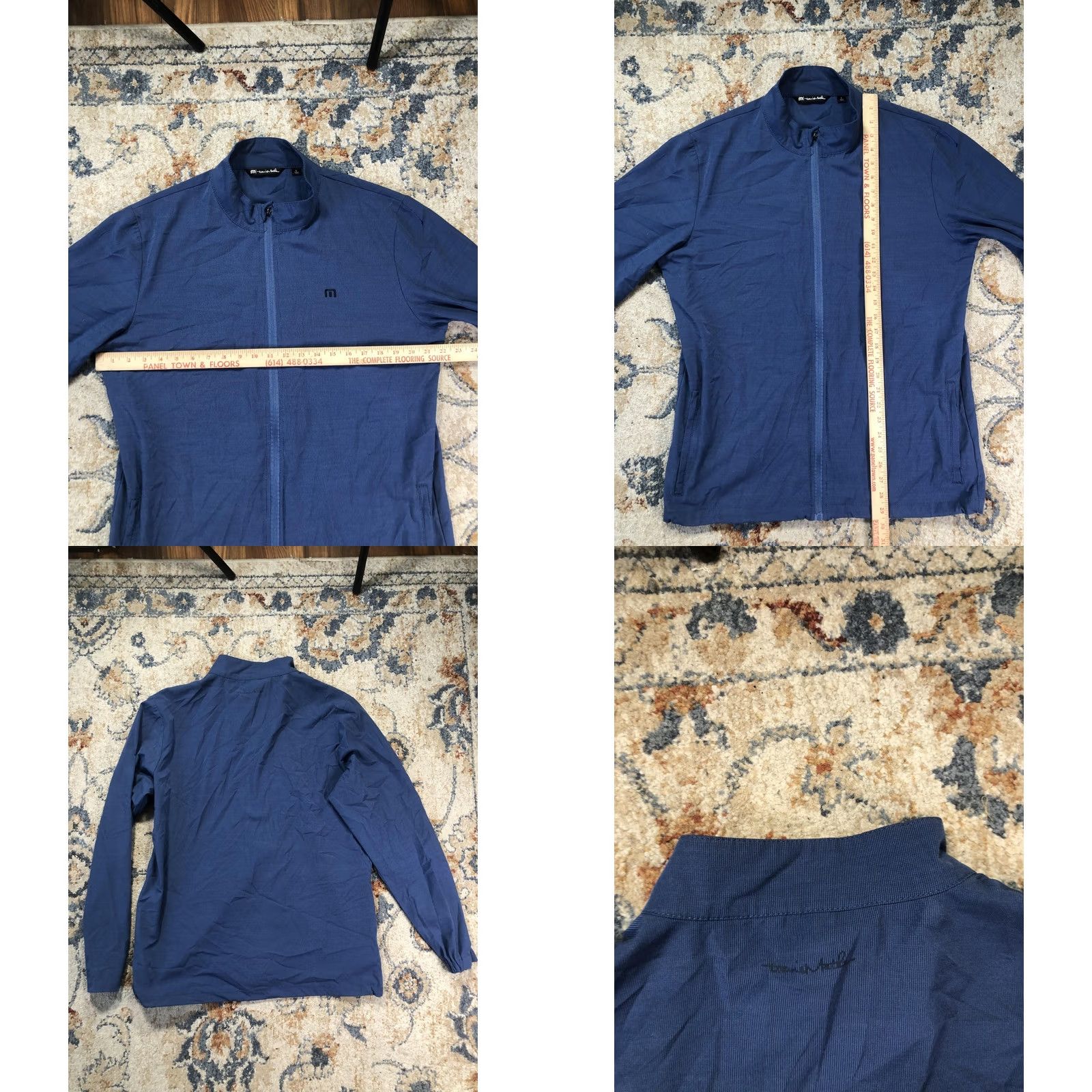 TravisMathew TravisMathew Jacket Mens L Blue Full Zip Lightweight Golf Windbreaker Top Size US L / EU 52-54 / 3 - 8 Thumbnail