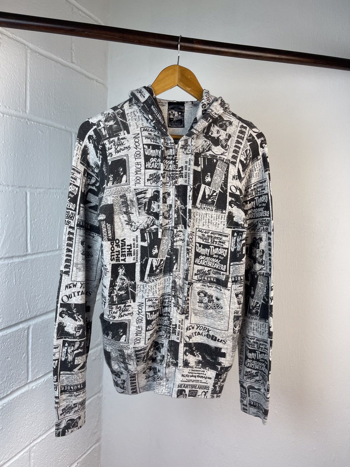 Hysteric Glamour Hysteric Glamour X NewYork Doll Zip Fullprint Hoodie Size US S / EU 44-46 / 1 - 5 Thumbnail