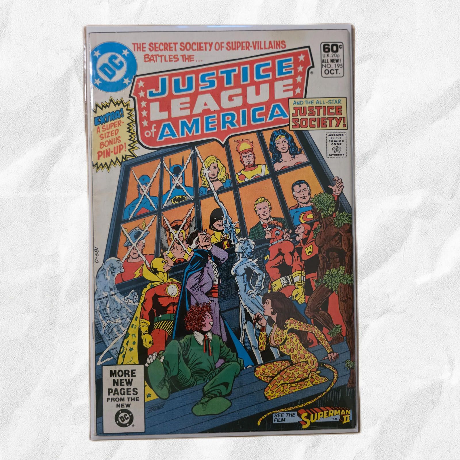 DC Comics Justice League of America #195 1981 Fine DC Comic (C) Size ONE SIZE - 6 Thumbnail
