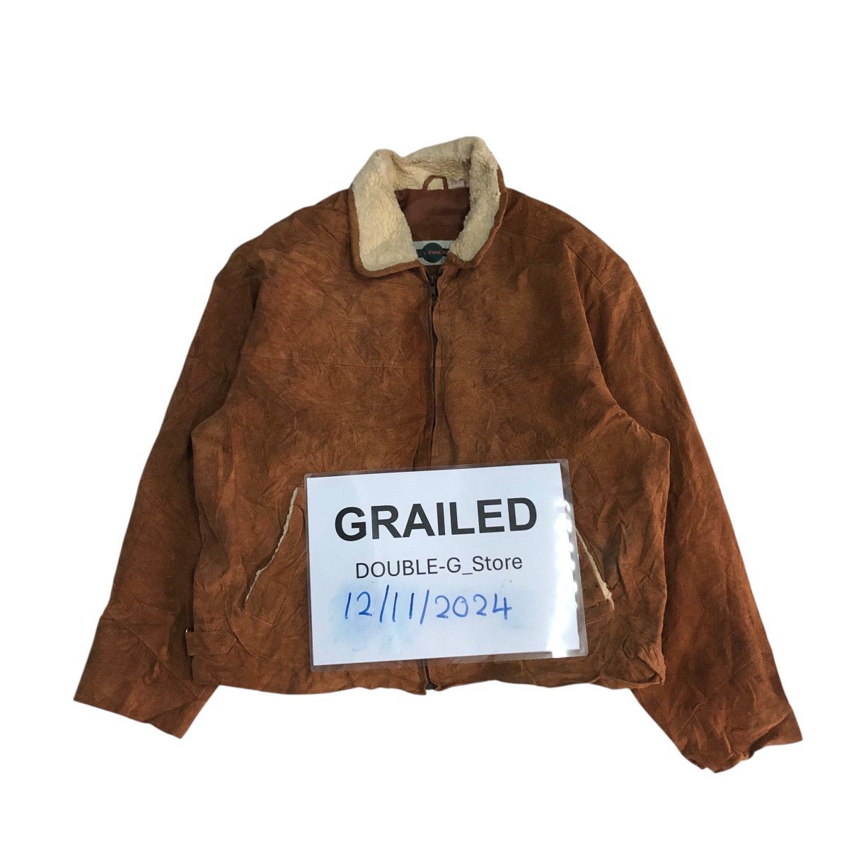 Japanese Brand 📌Vtg Biker Leather Jacket Out Brook Fur Collar Issey Miyake Size US L / EU 52-54 / 3 - 1 Thumbnail