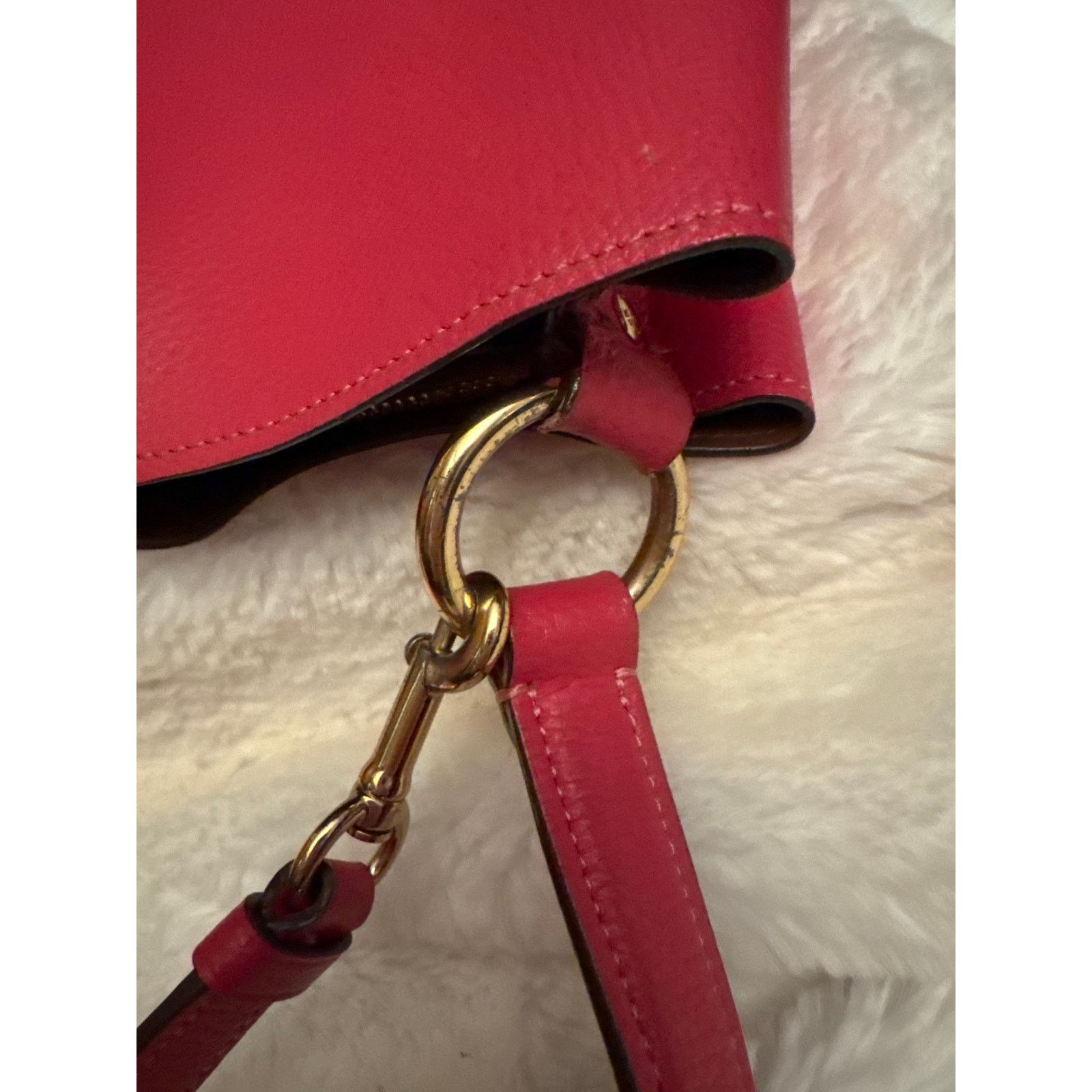 Coach Dark Pink Strawberry Coach Bucket bag Size ONE SIZE - 11 Thumbnail