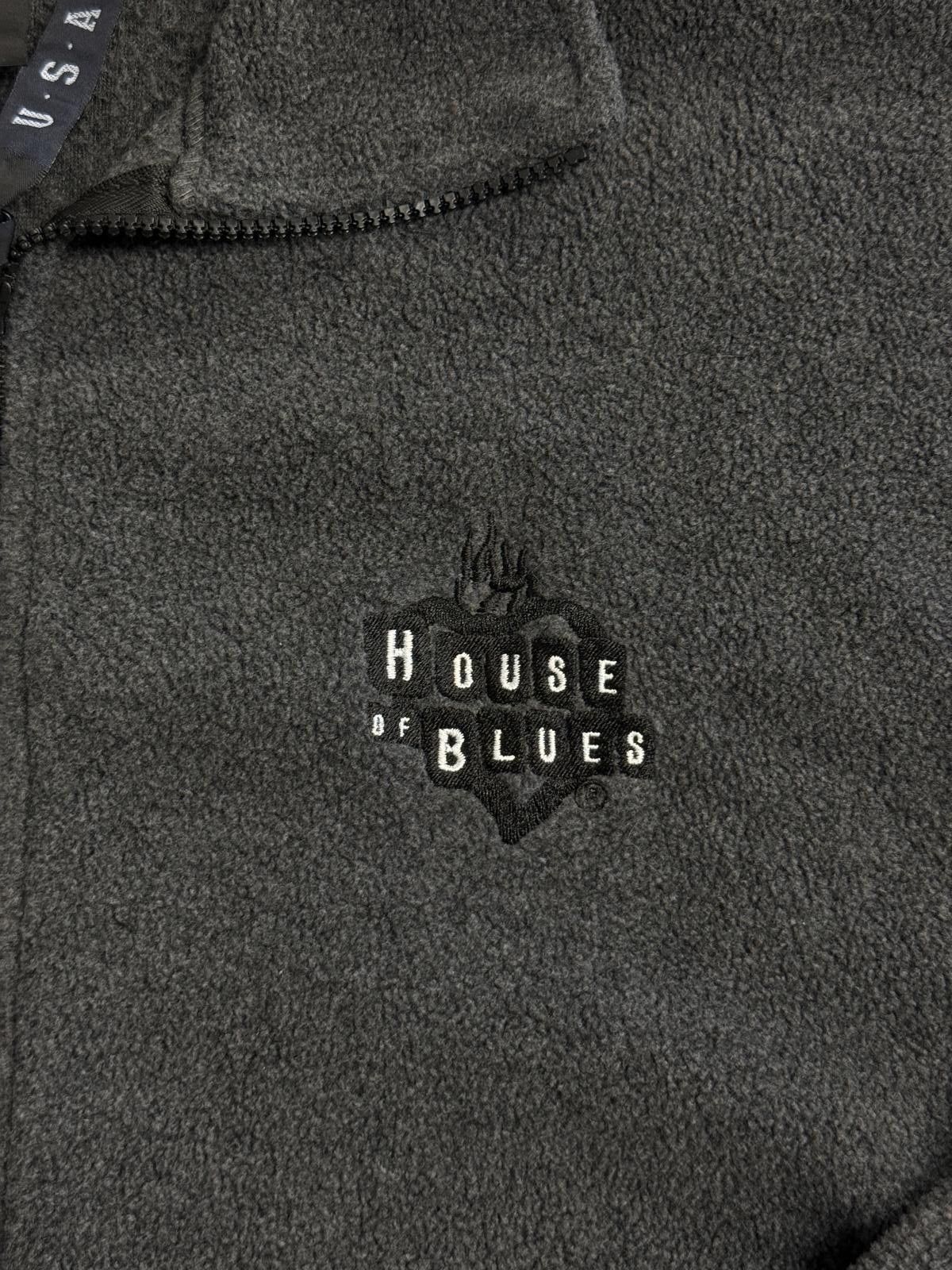 Designer House of Blues Merch Fleece Jacket Made in USA - L w7 Size US L / EU 52-54 / 3 - 3 Thumbnail