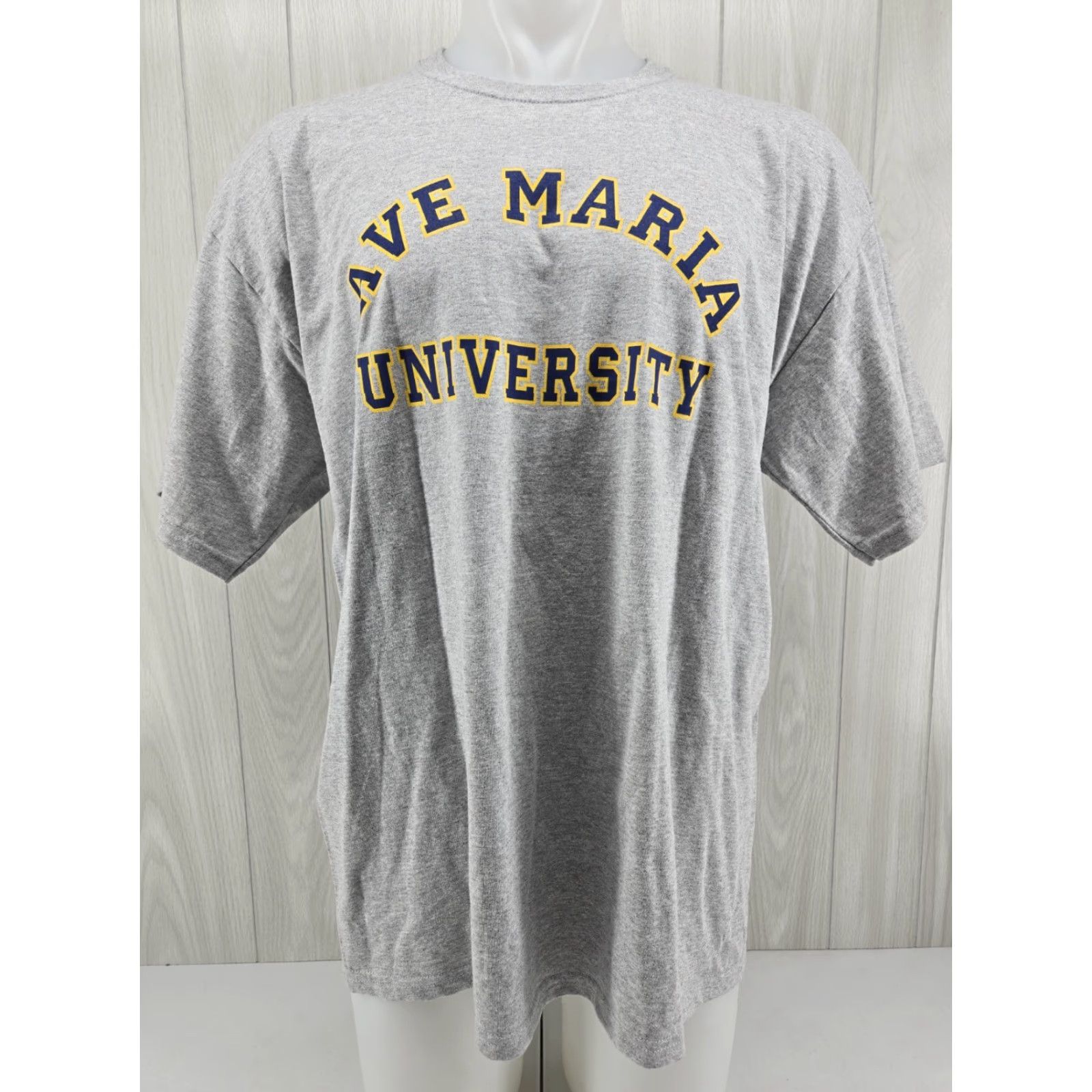 Gildan VINTAGE Ave Maria University Gildan T Shirt Gray XL Mens University 90s Size US XL / EU 56 / 4 - 3 Thumbnail