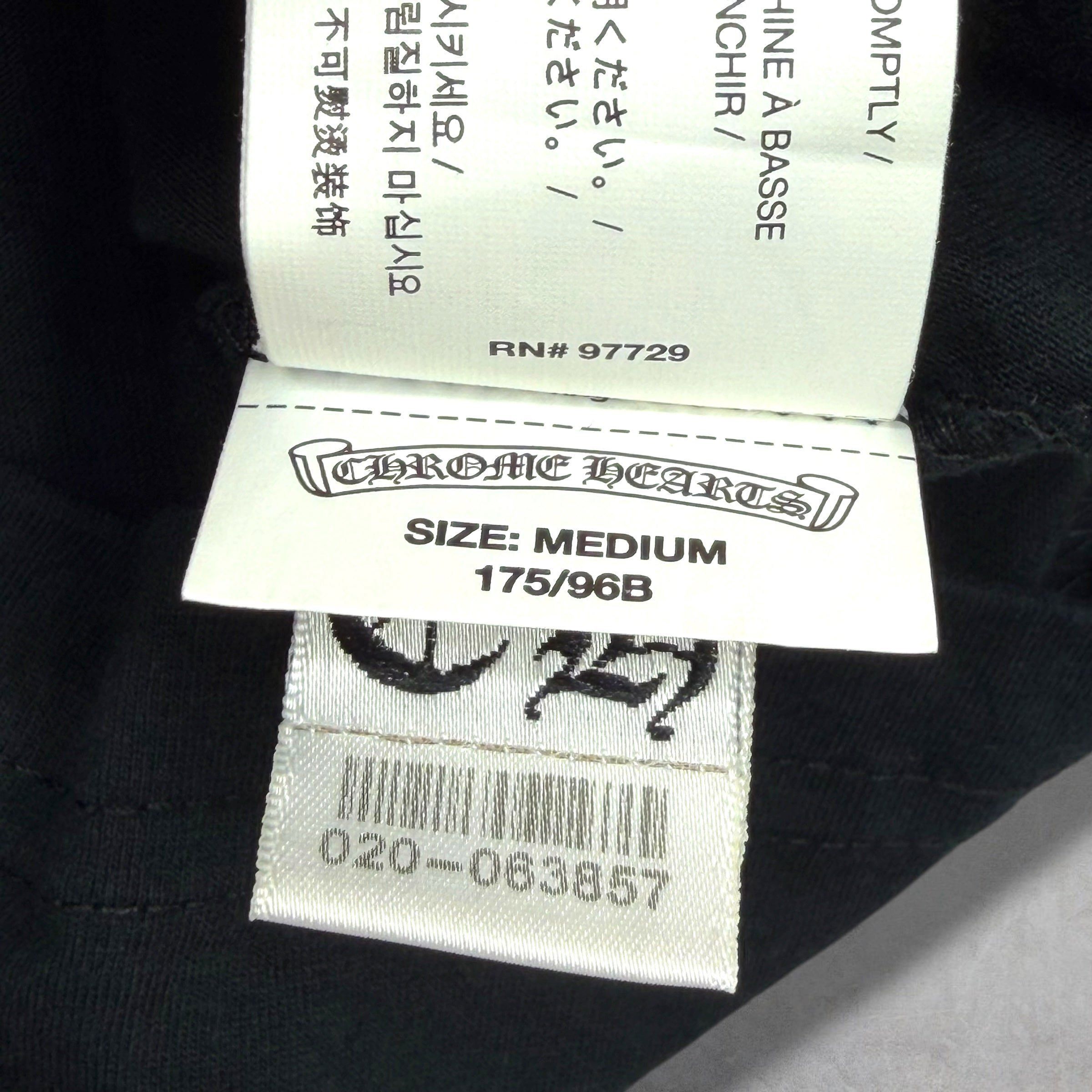 Chrome Hearts Chrome Hearts NYC Exclusive Scroll Logo Tee M Size US M / EU 48-50 / 2 - 6 Thumbnail