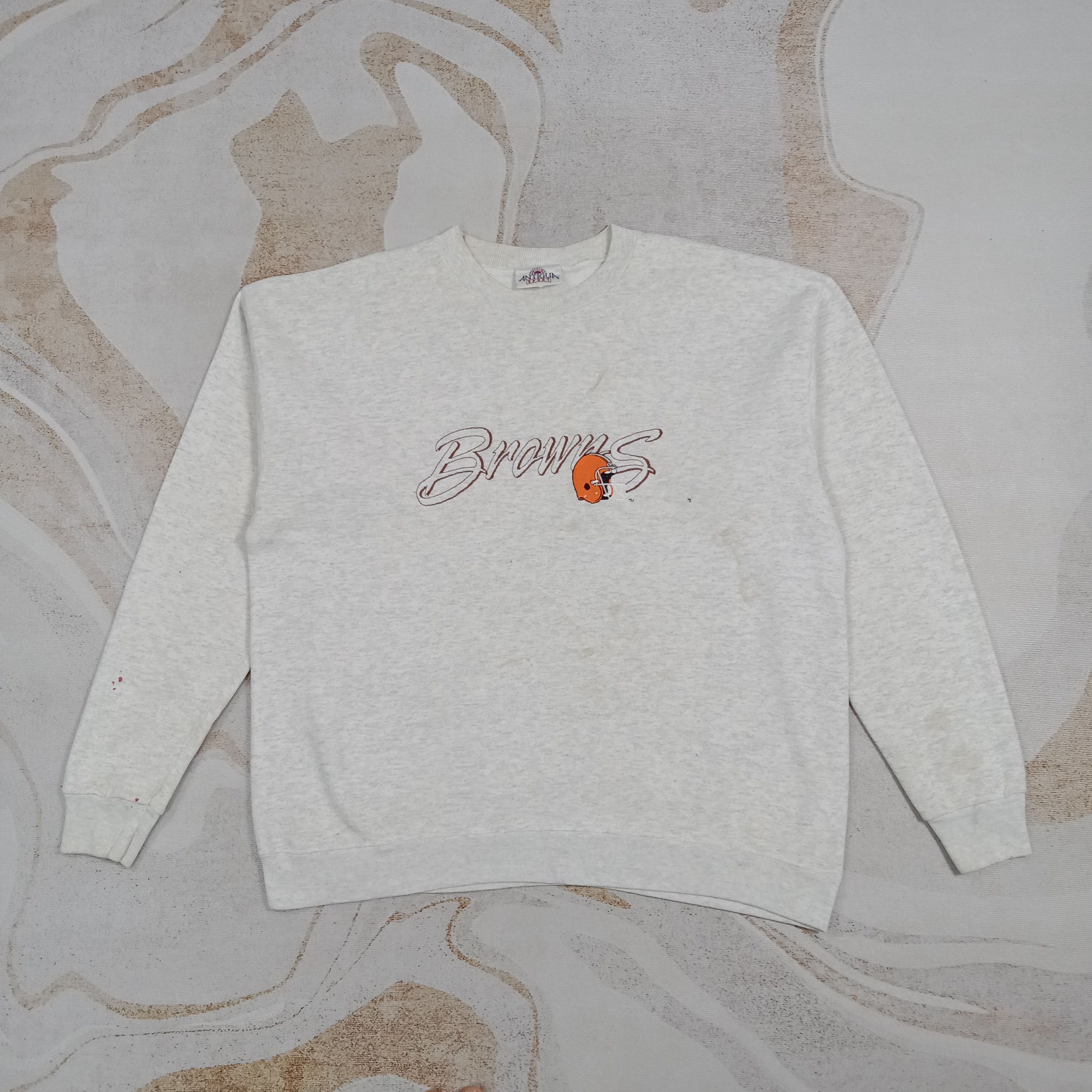 Antigua Vintage Cleveland Browns NFL Sweatshirt C273N25 Size US L / EU 52-54 / 3 - 1 Thumbnail