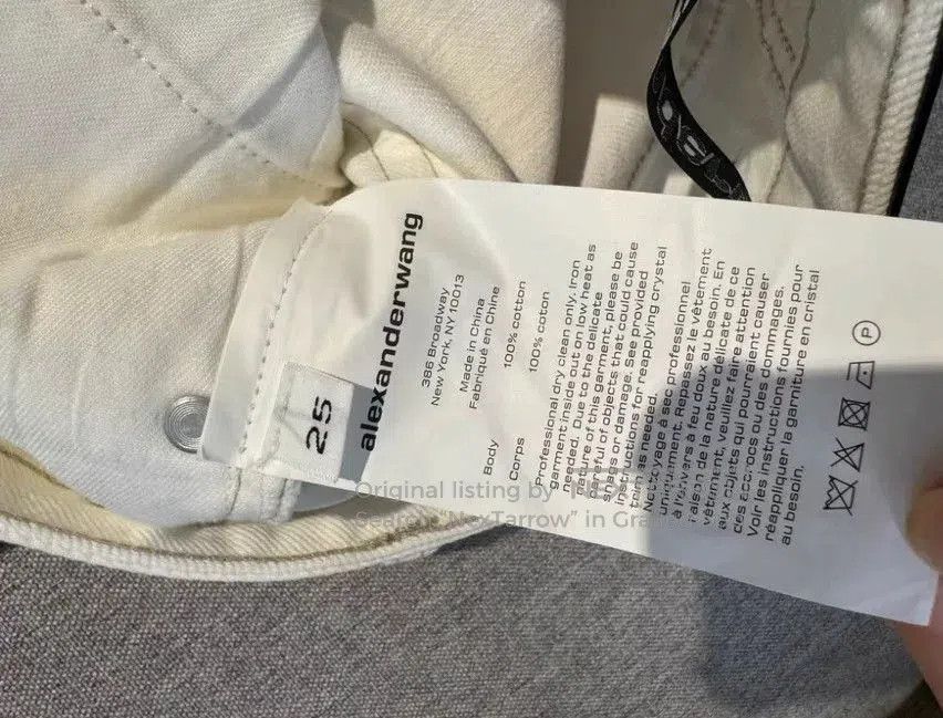 Alexander Wang Alexander Wang Crystal Stripe Denim Shorts. Size 25" / US 0 / IT 36 - 9 Thumbnail