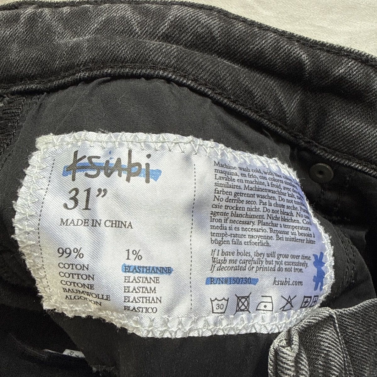 Ksubi Ksubi skinny jeans,grey,ripped Size US 31 - 4 Thumbnail