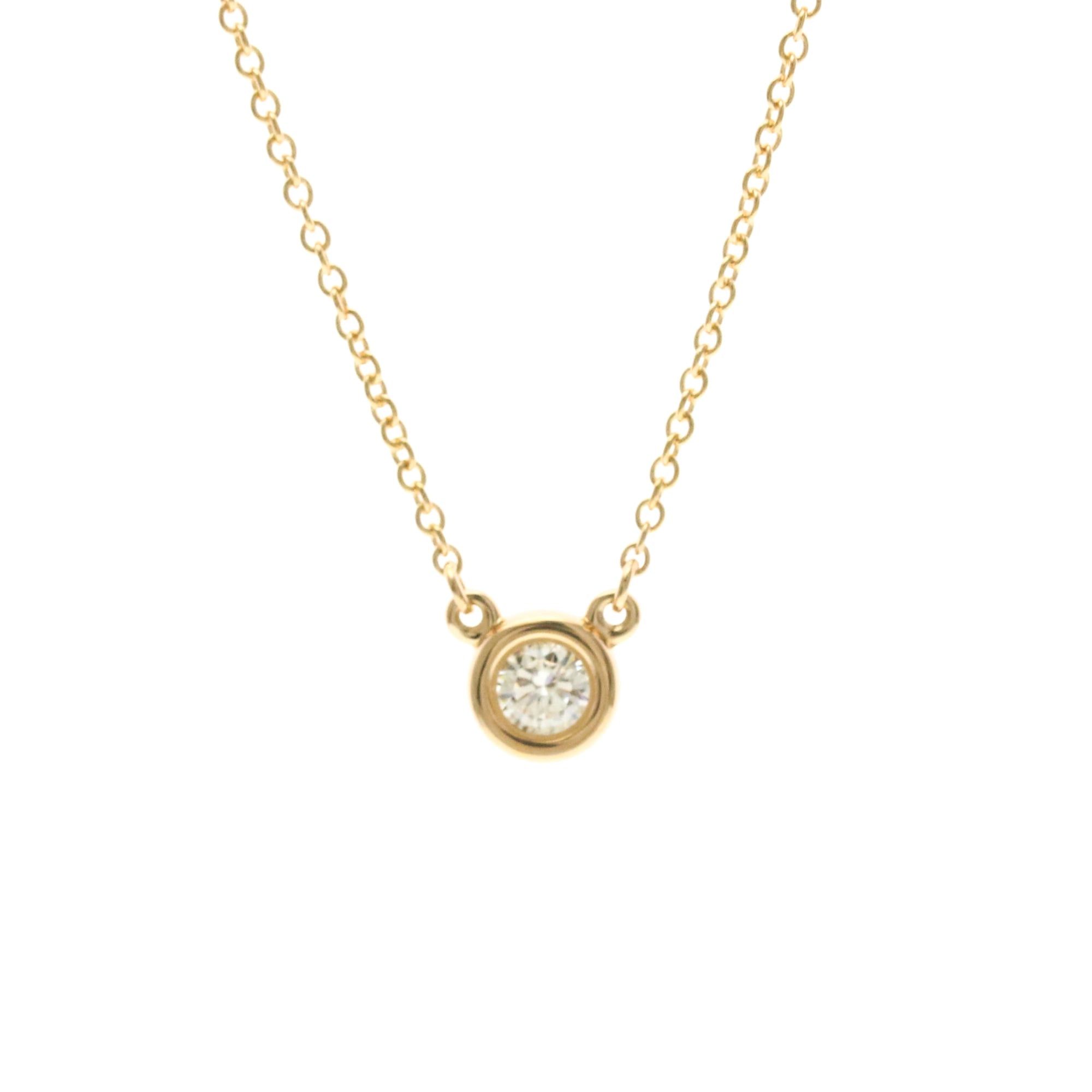 Tiffany & Co. Tiffany Diamonds By The Yard Pink Gold (18K) Diamond Men,Women Fashion Pendant Necklace (Pink Gold) Size ONE SIZE - 1 Thumbnail