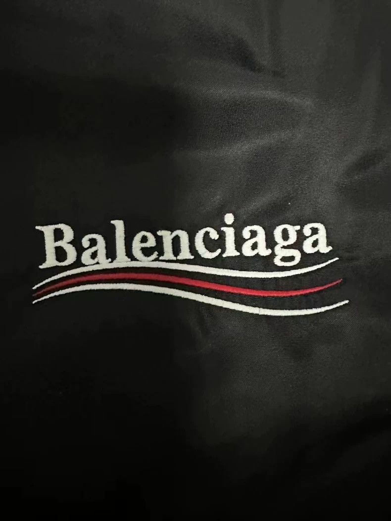 Balenciaga Balenciaga 24ss Coke Embroidered Bomber Cotton Jacket 2503 Size US L / EU 52-54 / 3 - 3 Thumbnail