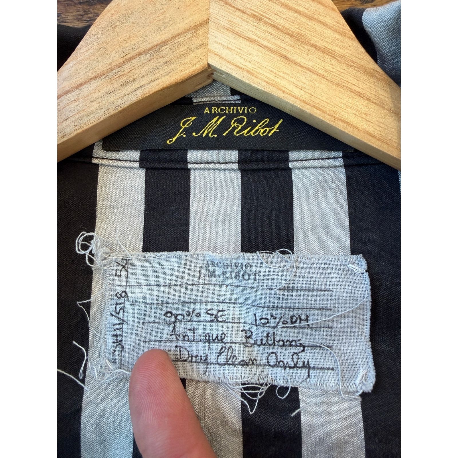 Archivio J.M. Ribot Archivo J.M. Ribot Silk Button Up Shirt Size US L / EU 52-54 / 3 - 7 Thumbnail
