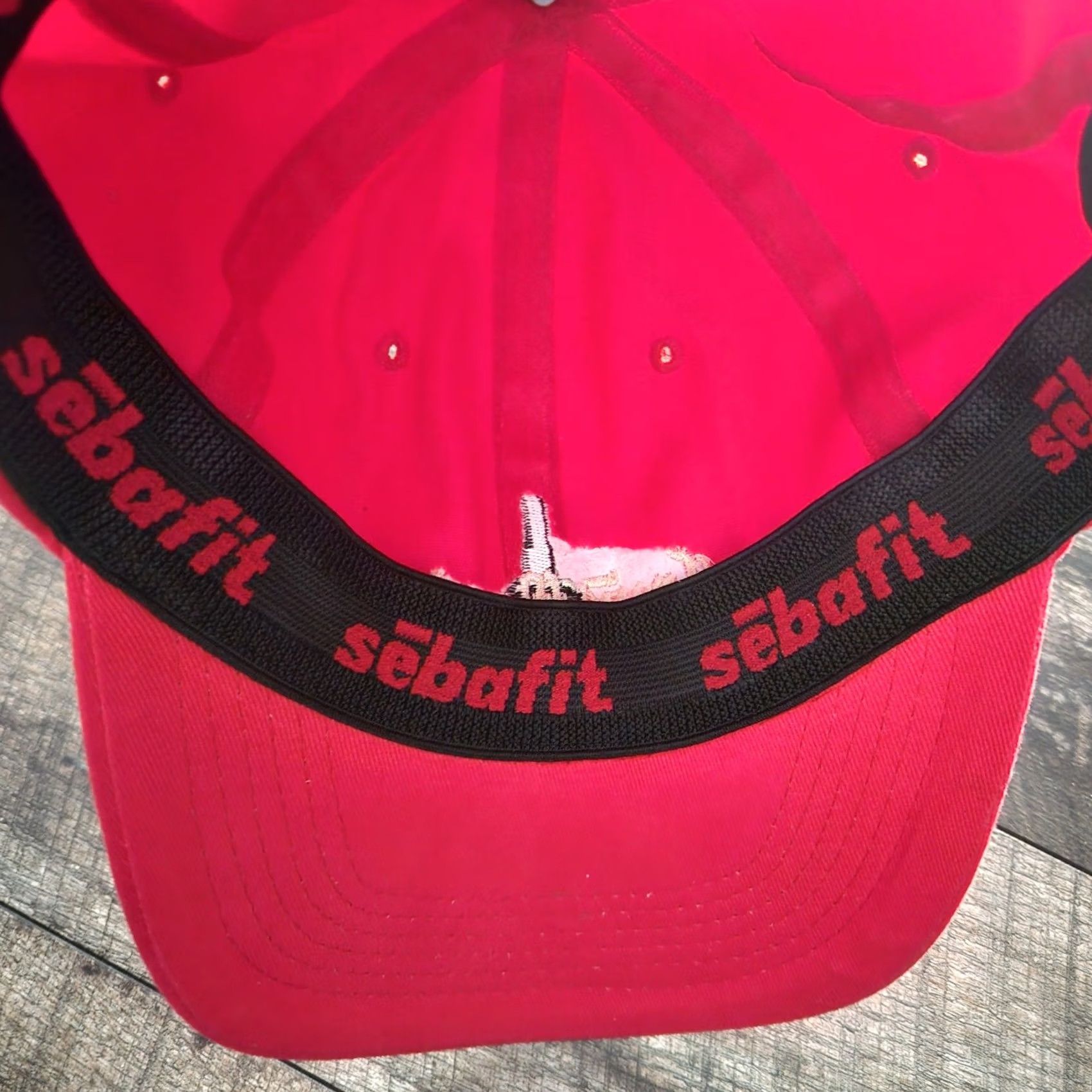 Vintage Sebafit Baseball Cap Hat Red L XL Grand Marnier Liqueur Bottle Embroidered Men Vintage: No, Canvas, Cotton, 90s, Classic, Beer, Casual, Lightweight Size ONE SIZE - 5 Thumbnail