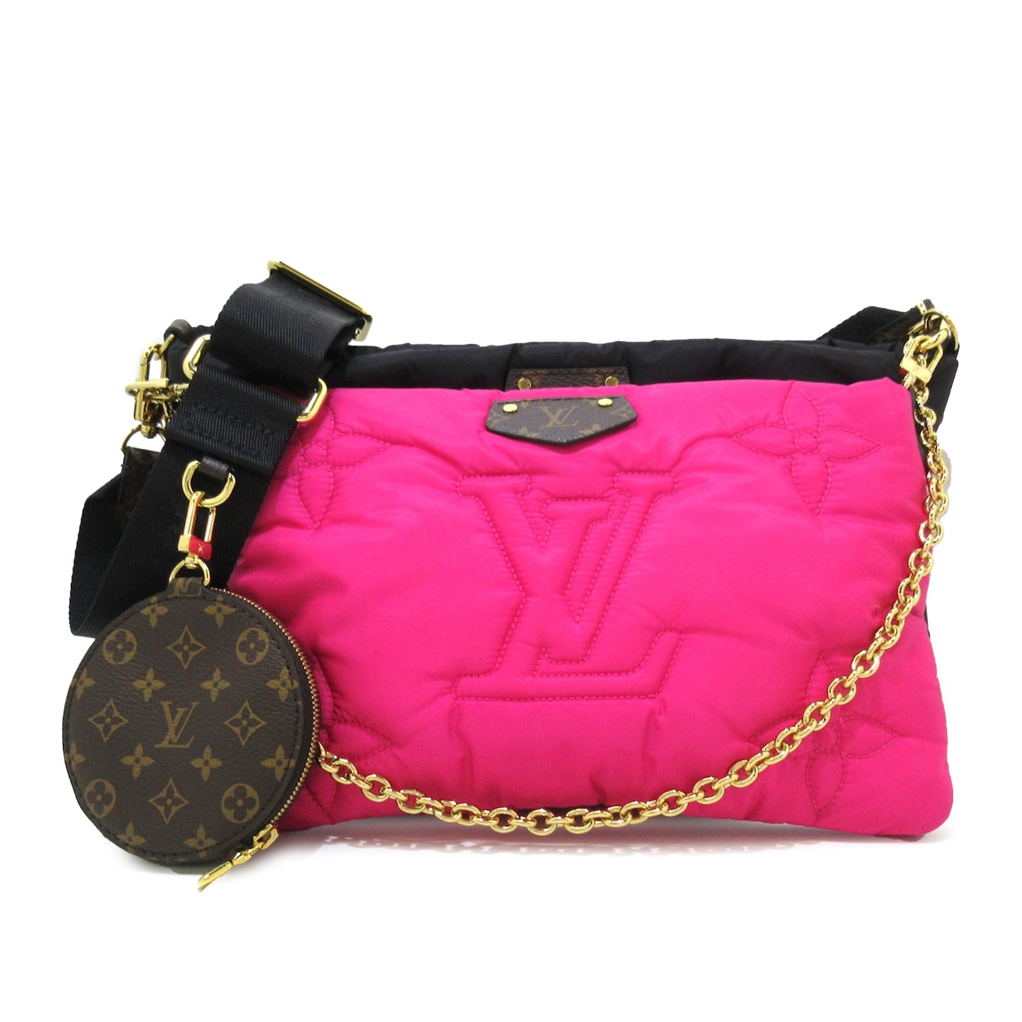 image of Louis Vuitton Maxi Multi-Pochette Accessoires Crossbody Bag in Pink, Women's