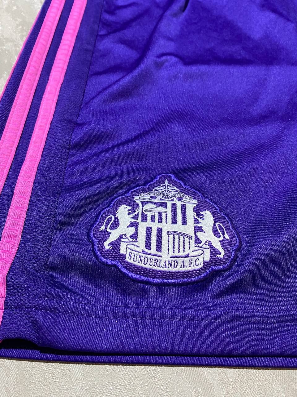 Adidas Adidas Sunderland 2016-2017 purple short football jersey Size US 32 / EU 48 - 4 Thumbnail