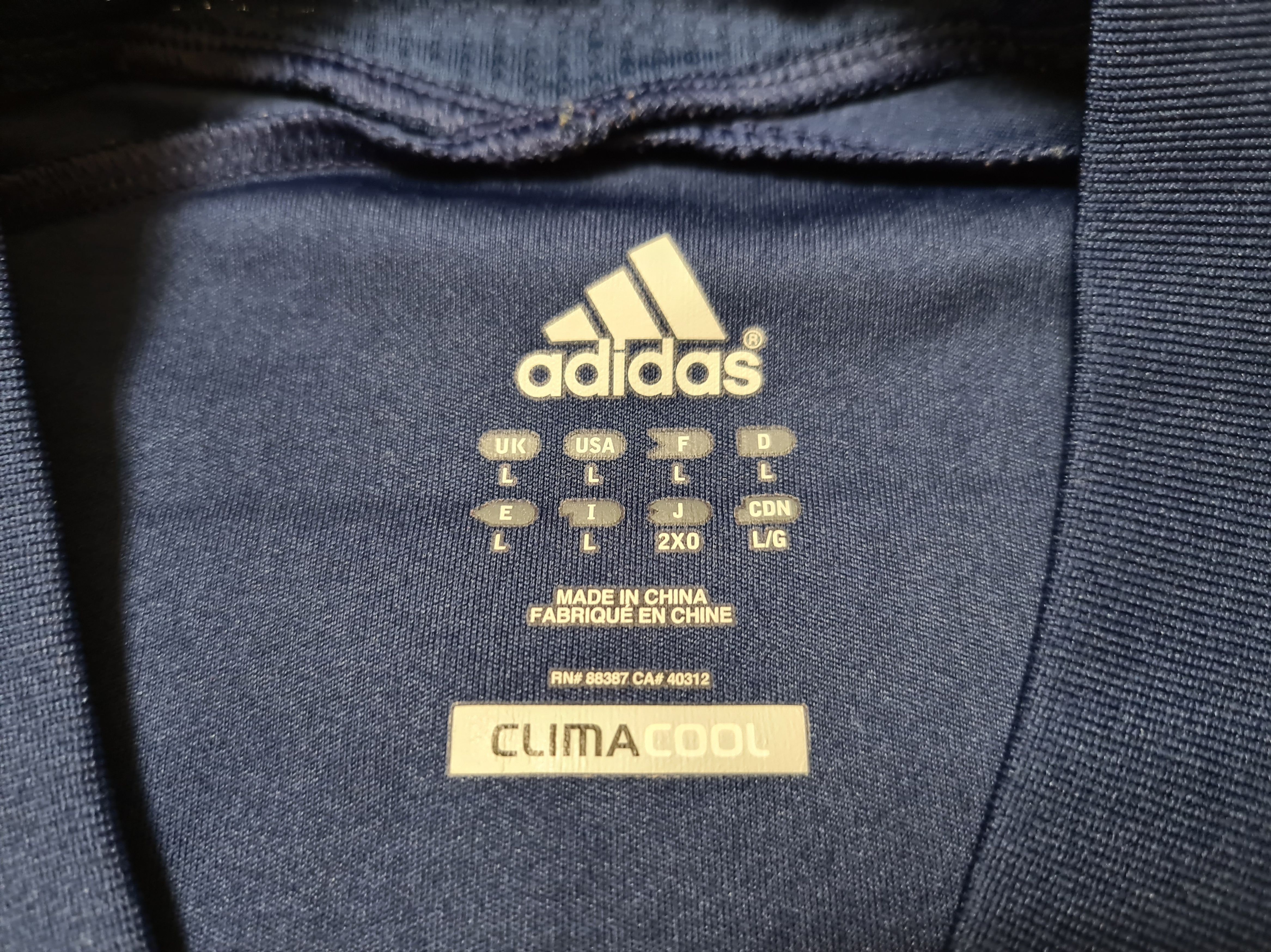 Adidas LUZERN 2011 2012 HOME MATCH WORN FOOTBALL SOCCER JERSEY Size US L / EU 52-54 / 3 - 11 Thumbnail