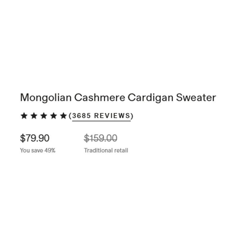Quince Mongolian Cashmere Cardigan Sweater Ivory Size S Size S / US 4 / IT 40 - 6 Thumbnail
