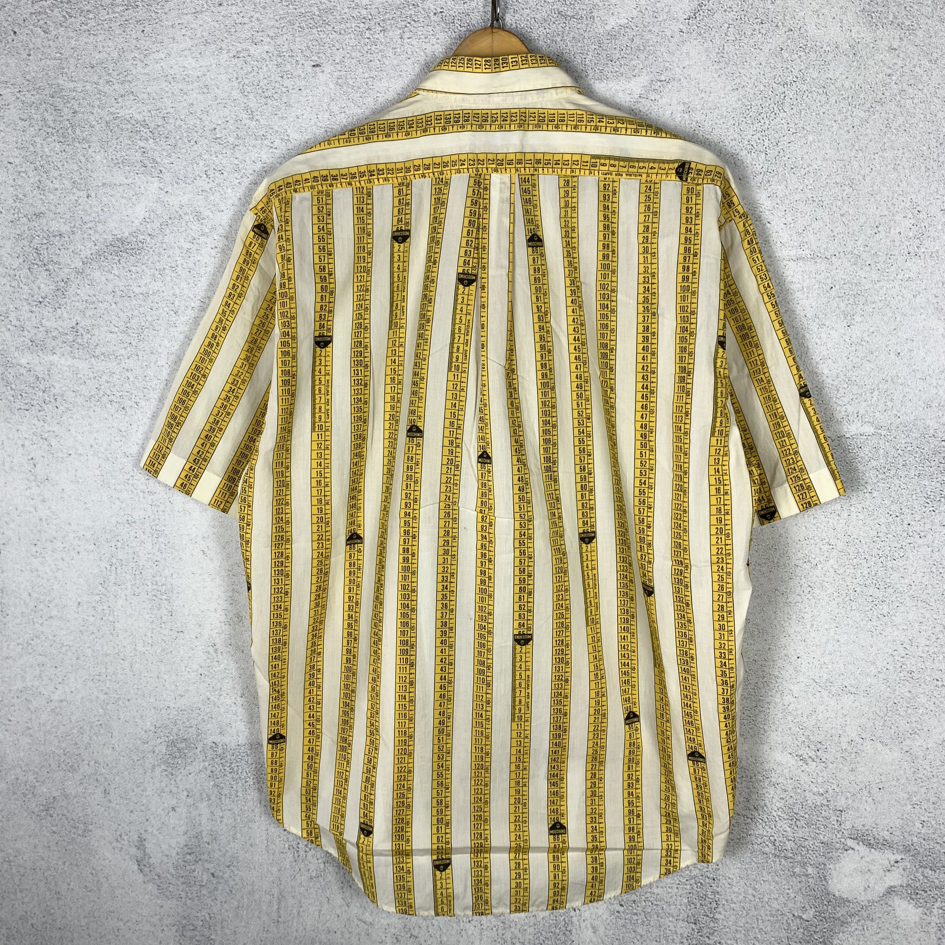Moschino Vintage Moschino Measure Tape Ruler Tailor Shirt Size US L / EU 52-54 / 3 - 2 Thumbnail