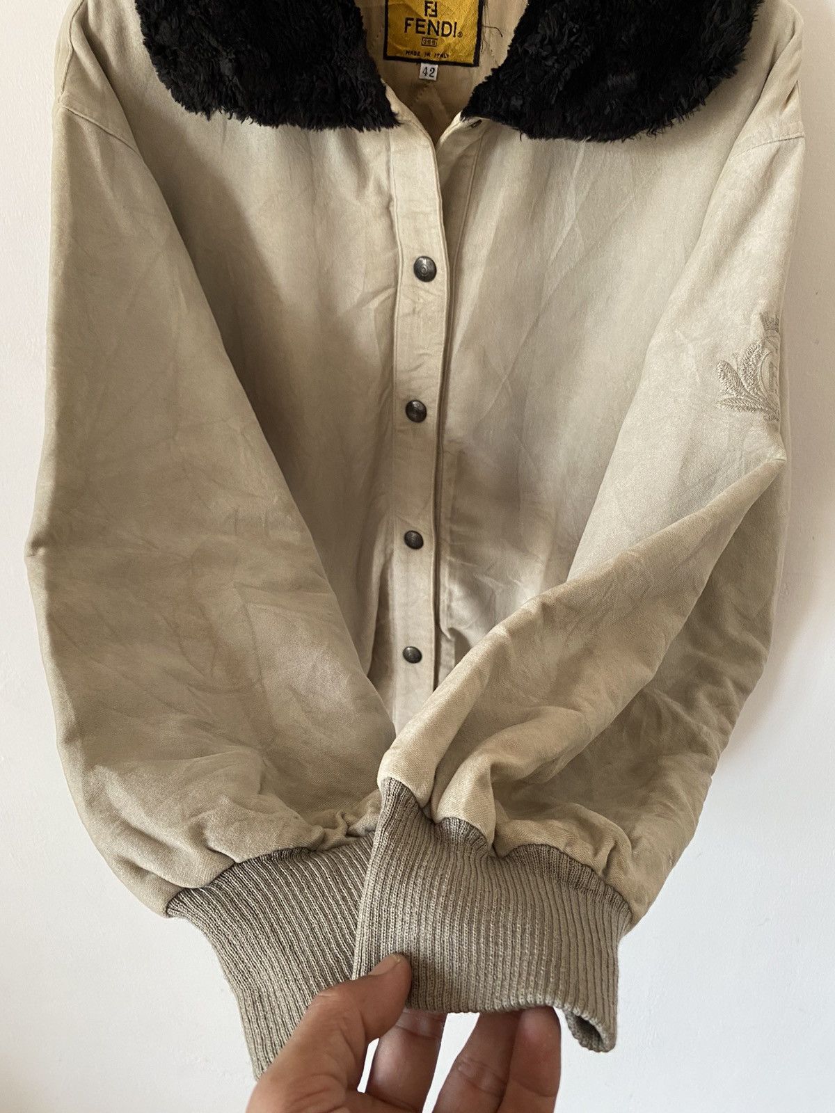 Fendi × Vintage VINTAGE FENDI DECK JACKET SHERPA Size US XS / EU 42 / 0 - 9 Thumbnail