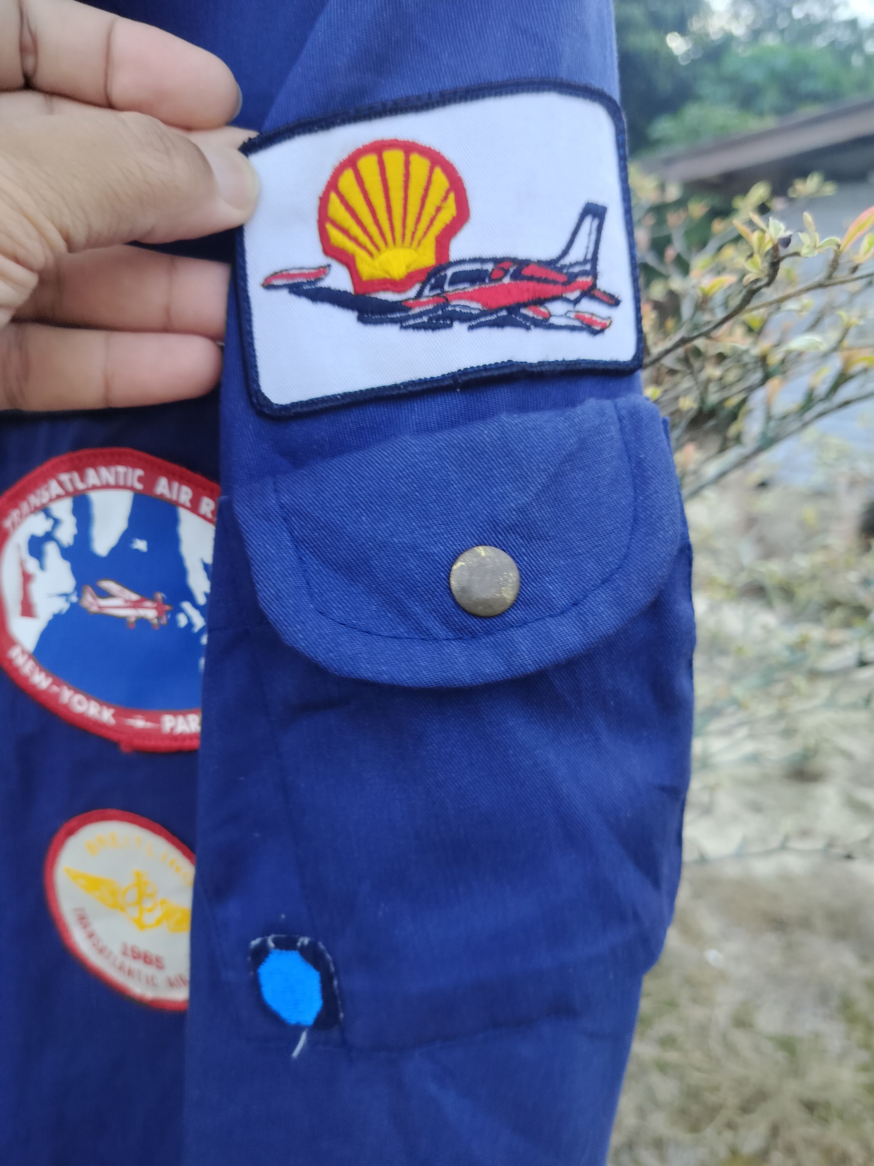 Vintage Vintage 1985 Breitling Transatlantic Air Rally Coverall Size M / US 6-8 / IT 42-44 - 4 Thumbnail
