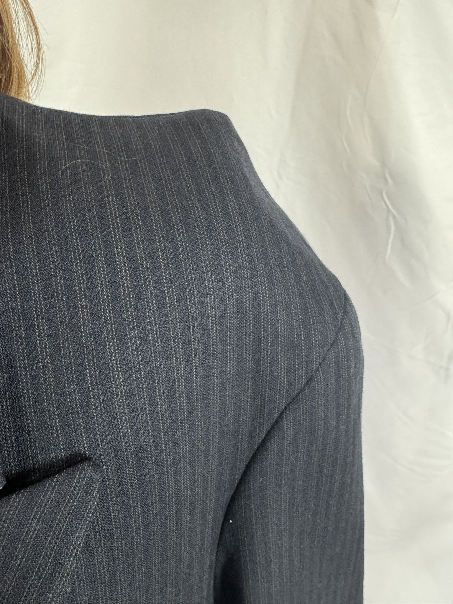Maison Margiela Vintage Martin Margiela Double Breasted Pinstripe Blazer 42 Size M / US 6-8 / IT 42-44 - 13 Thumbnail