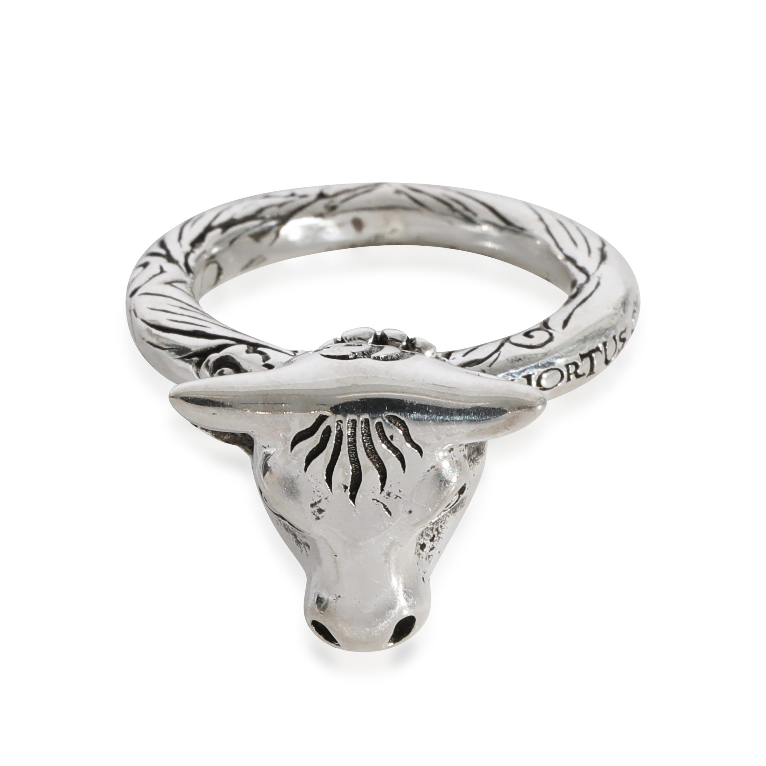 Gucci Anger Forest Bull´s Head Ring in Sterling Silver - Jewelry