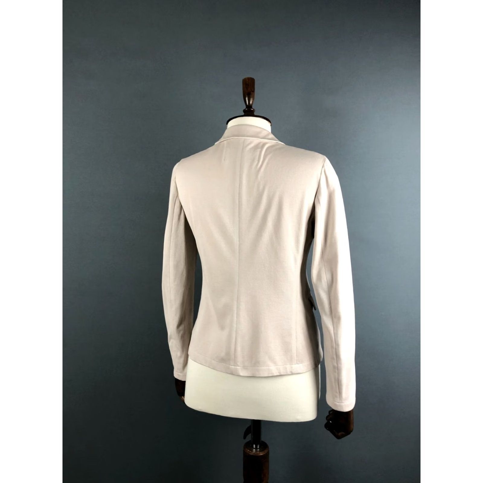 Fabiana Filippi Fabiana Filippi Blazer Shirt Women S Beige Cotton Size S / US 4 / IT 40 - 3 Thumbnail