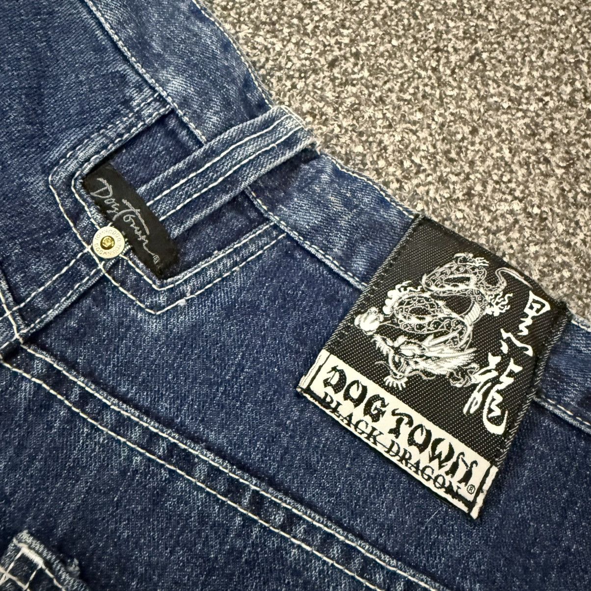 JNCO 🔥🇯🇵 Crazy Sick 90s Dogtown Black Dragon Baggy Rare Pants Size US 32 / EU 48 - 12 Thumbnail