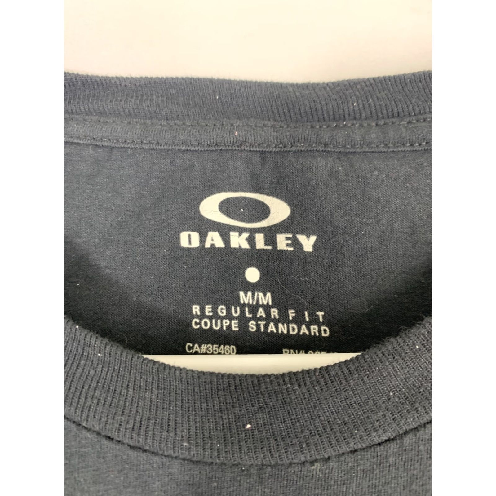 Oakley Oakley Men T-Shirt Regular Fit Black Cotton Short Sleeve M Logo Graphic 20” Chest 21” Length 9” Sleeves Size US M / EU 48-50 / 2 - 6 Thumbnail