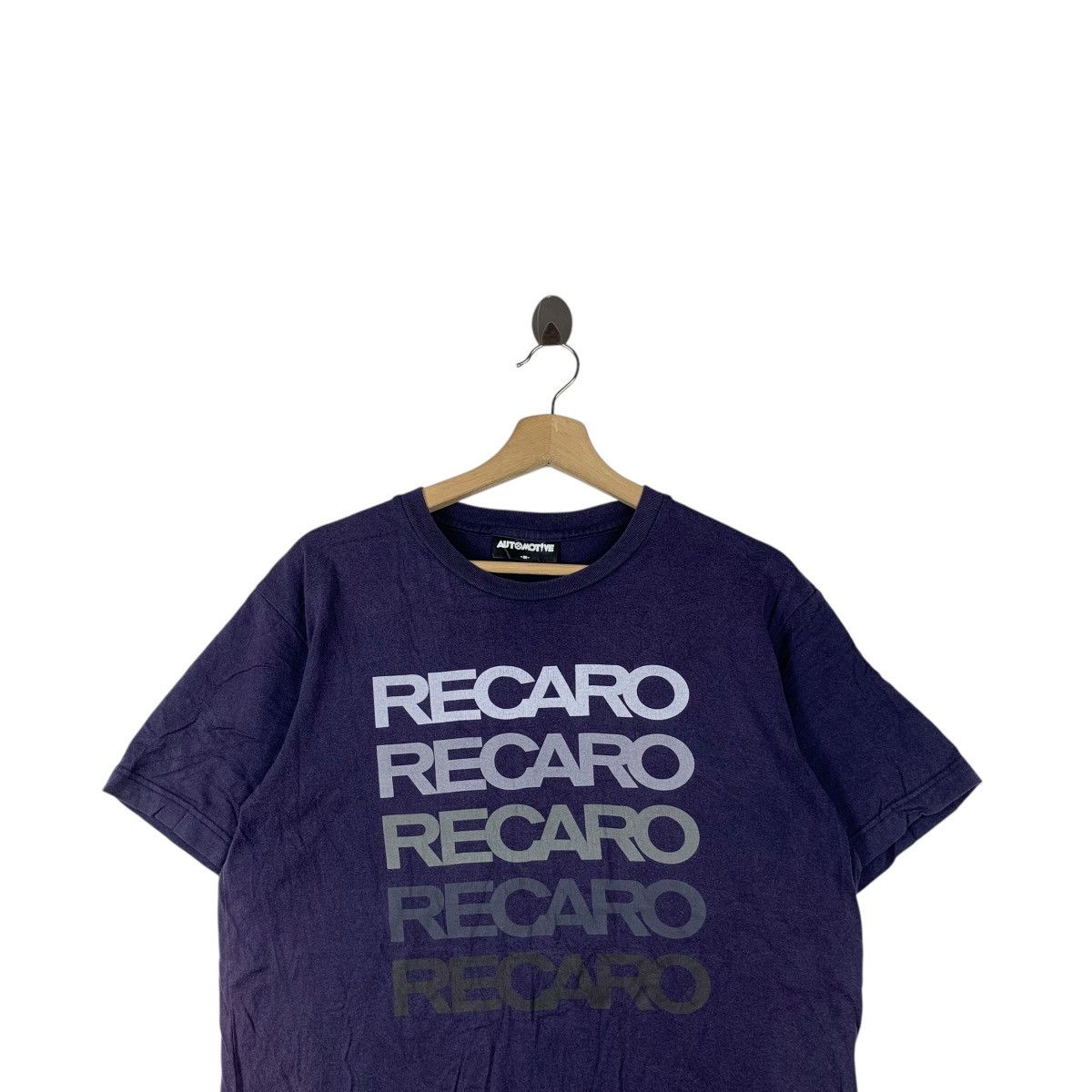 Vintage RECARO AUTOMOTIVE MOTORSPORT Racing Tee Shirt Top Team Size US M / EU 48-50 / 2 - 2 Thumbnail