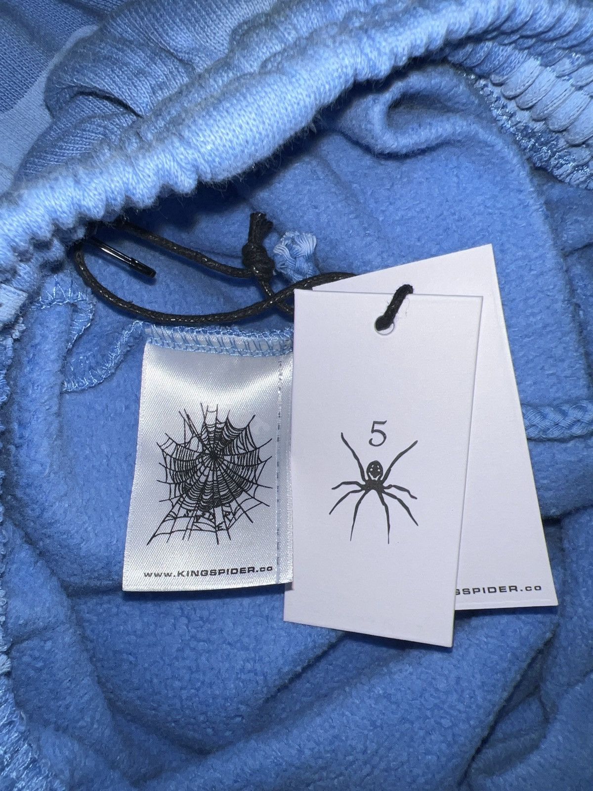 Sp5der × Spyder × Young Thug Dusty blue beluga sp5der sweatpants Size US 30 / EU 46 - 8 Thumbnail
