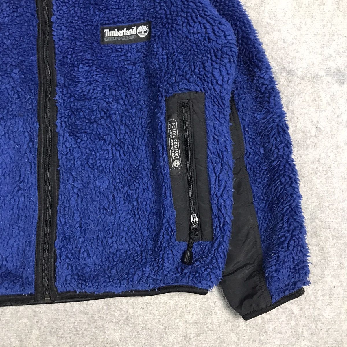 Japanese Brand × Timberland RARE💥SHERPA TIMBERLAND ZIPPER JACKET Size US XS / EU 42 / 0 - 3 Thumbnail