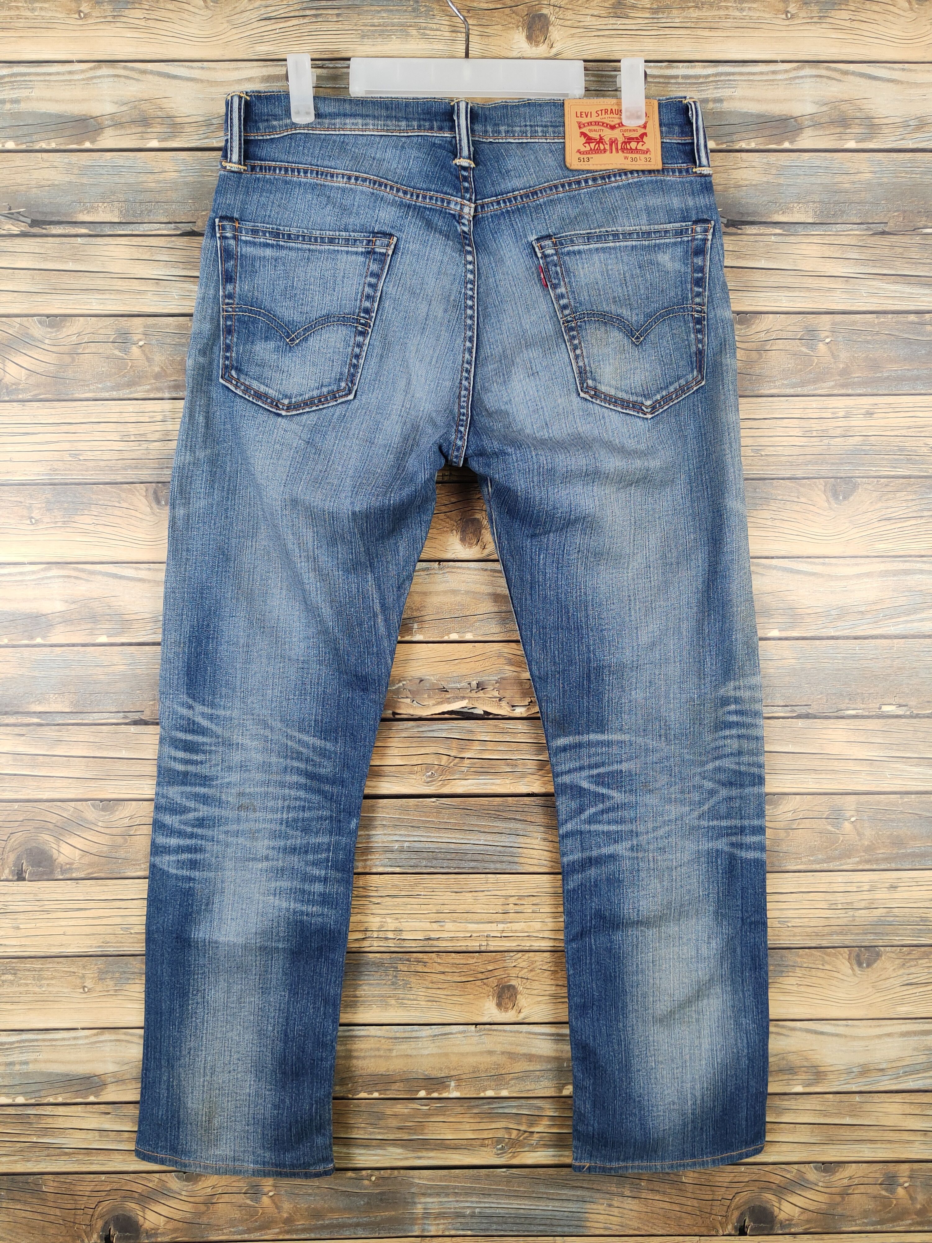 Levi's Levi's Blue Distressed Ripped Jeans #W1036 Size US 31 - 7 Thumbnail