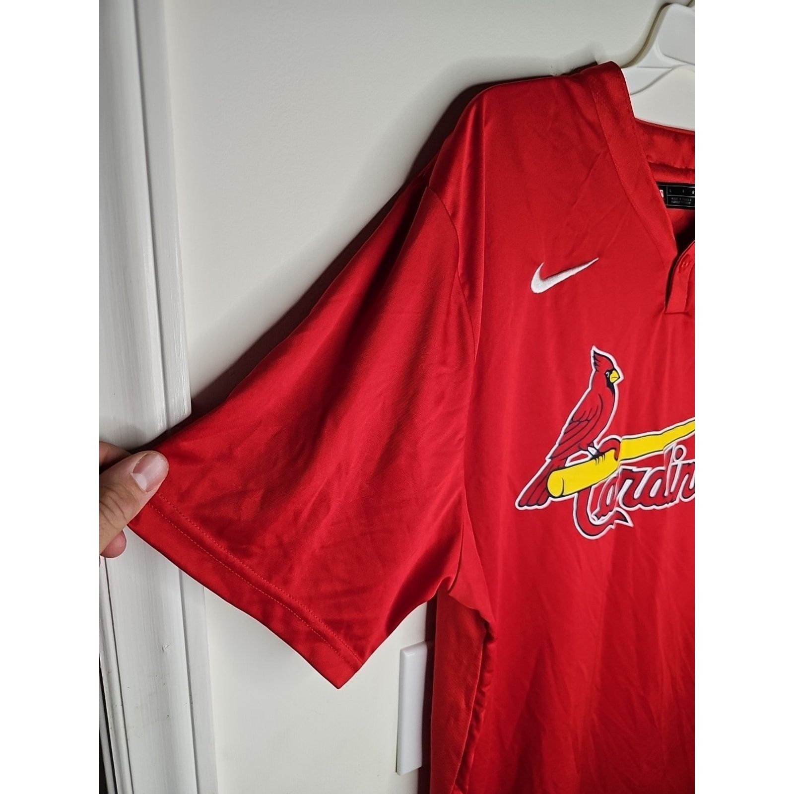 Majestic ST LOUIS CARDINALS Nike Jersey #6 Mens L Red MAJESTIC MLB Size US L / EU 52-54 / 3 - 4 Thumbnail