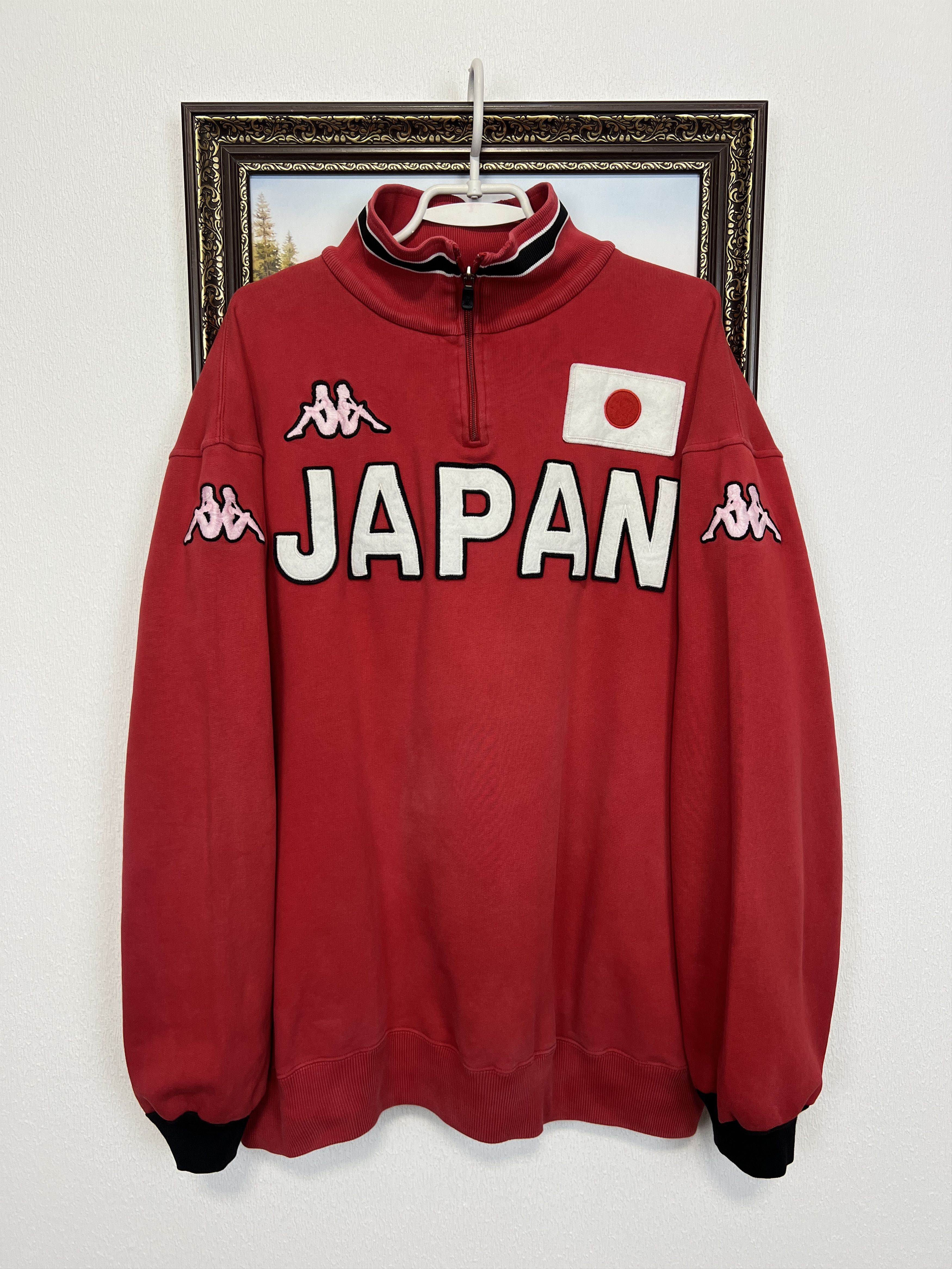 Kappa Vintage Japan National Team Jacket 1/4 Zip Track Top Rare Size US XXL / EU 58 / 5 - 1 Thumbnail
