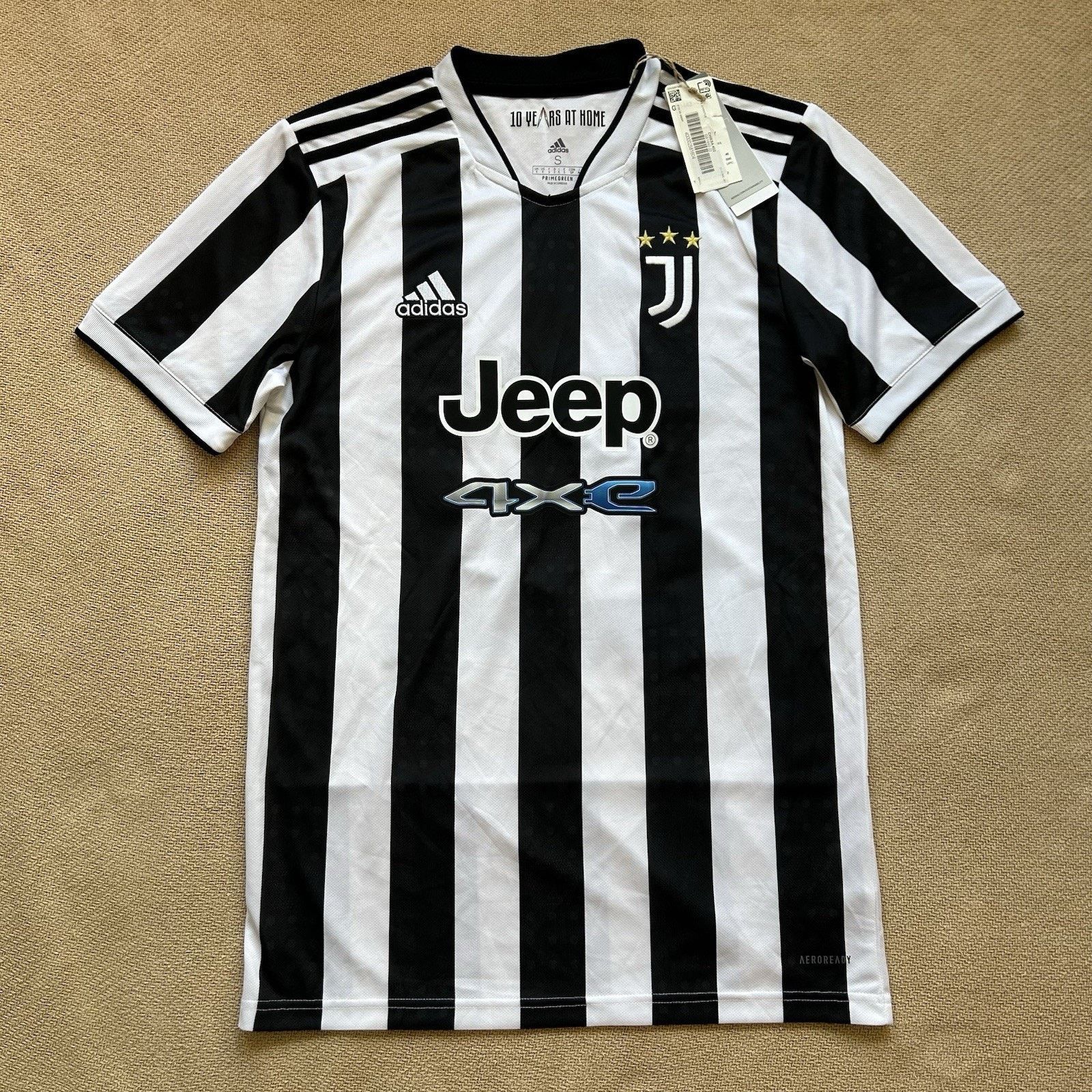 Adidas NEW Juventus 2021-22 Chiesa Home Football Soccer Jersey Size US S / EU 44-46 / 1 - 1 Thumbnail