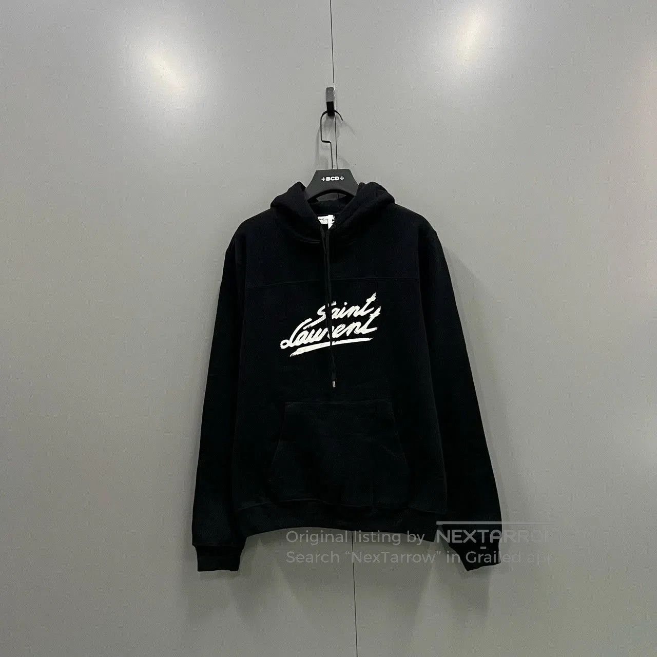 Saint Laurent Paris saint laurent black logo hoodie. Size US M / EU 48-50 / 2 - 1 Thumbnail