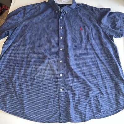 U.S. Polo Assn. U.S. Polo Assn. Big & Tall Mens Classic Fit Short Sleeve But Size US XXL / EU 58 / 5 - 1 Thumbnail