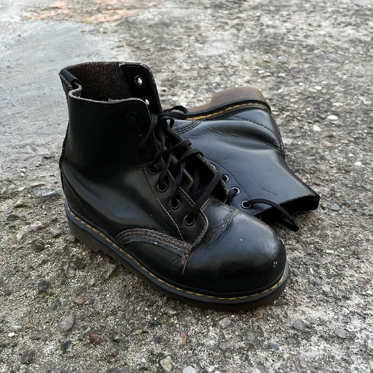 Dr. Martens × Vintage Dr.Martens 1460 Vintage 90s Boots Classic Leather Punk Rock Size US 4 / IT 34 - 2 Thumbnail