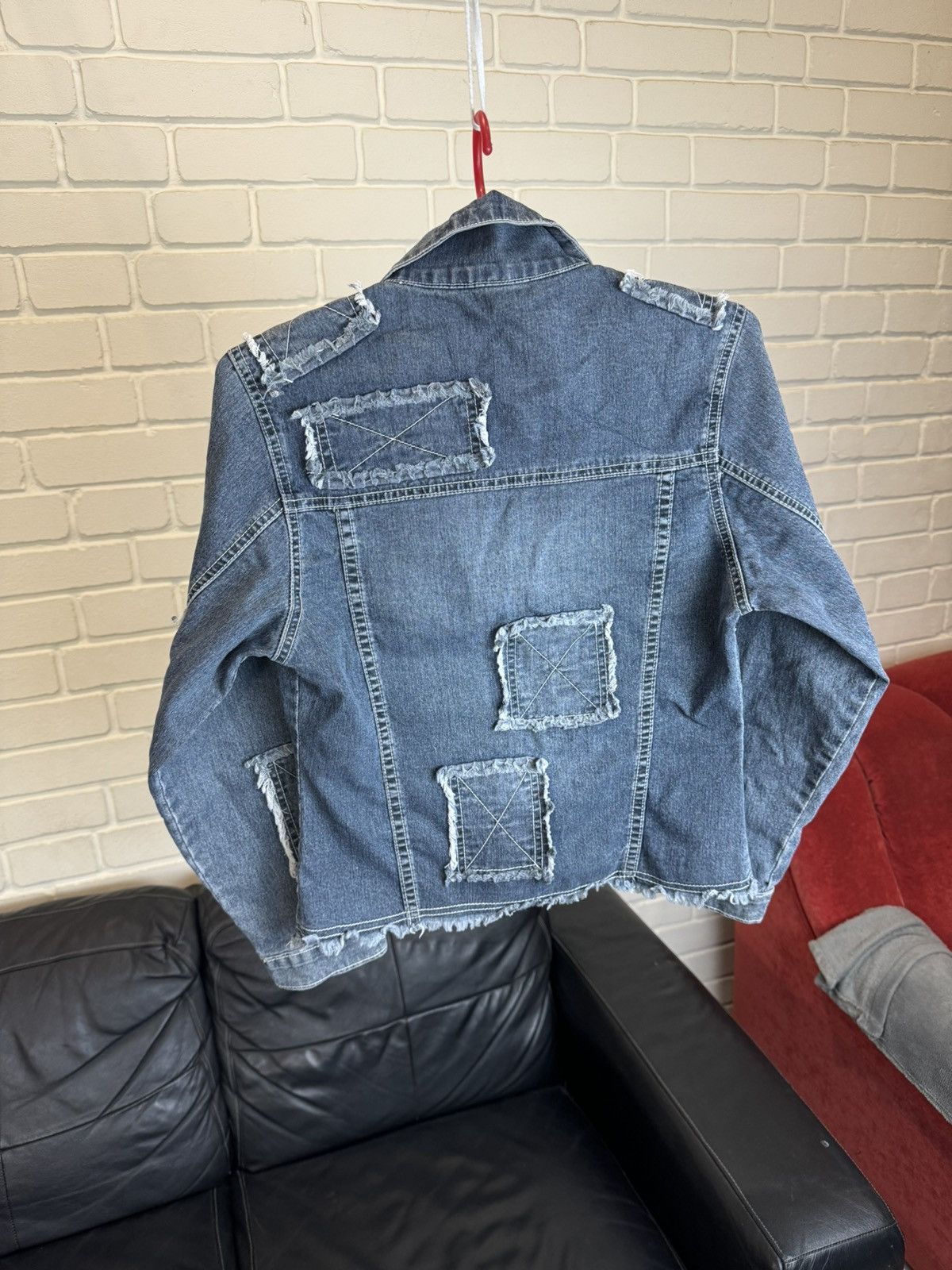 Junya Watanabe Vintage 00s Patchwork Denim Jacket Size US S / EU 44-46 / 1 - 4 Thumbnail