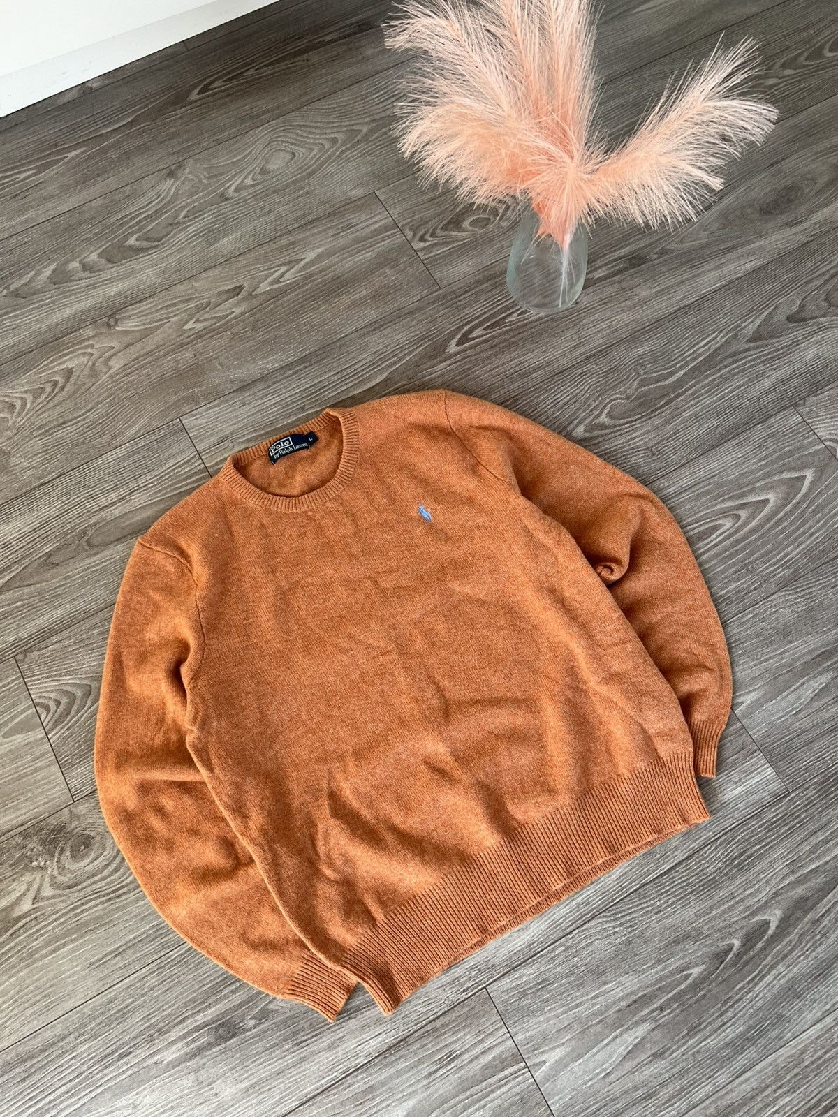 Polo Ralph Lauren ‼️Polo Ralph Lauren Luxury 100% Lambs Wool Sweater‼️ Size US L / EU 52-54 / 3 - 9 Thumbnail