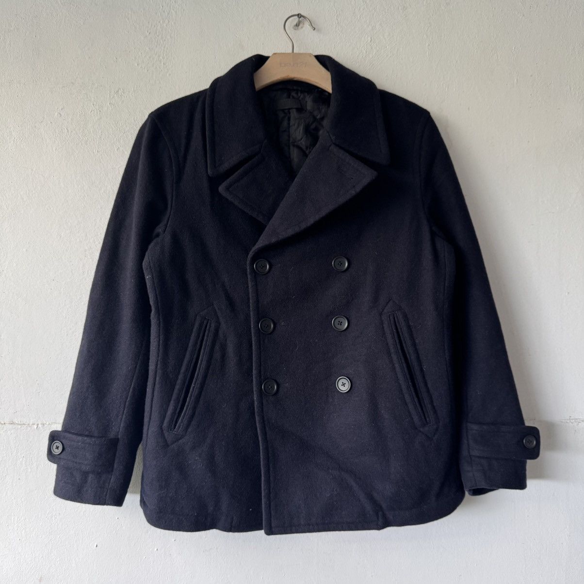 Undercover × Uniqlo Uniqlo Wool Double Breasted Blended Pea Coat Size US M / EU 48-50 / 2 - 1 Thumbnail